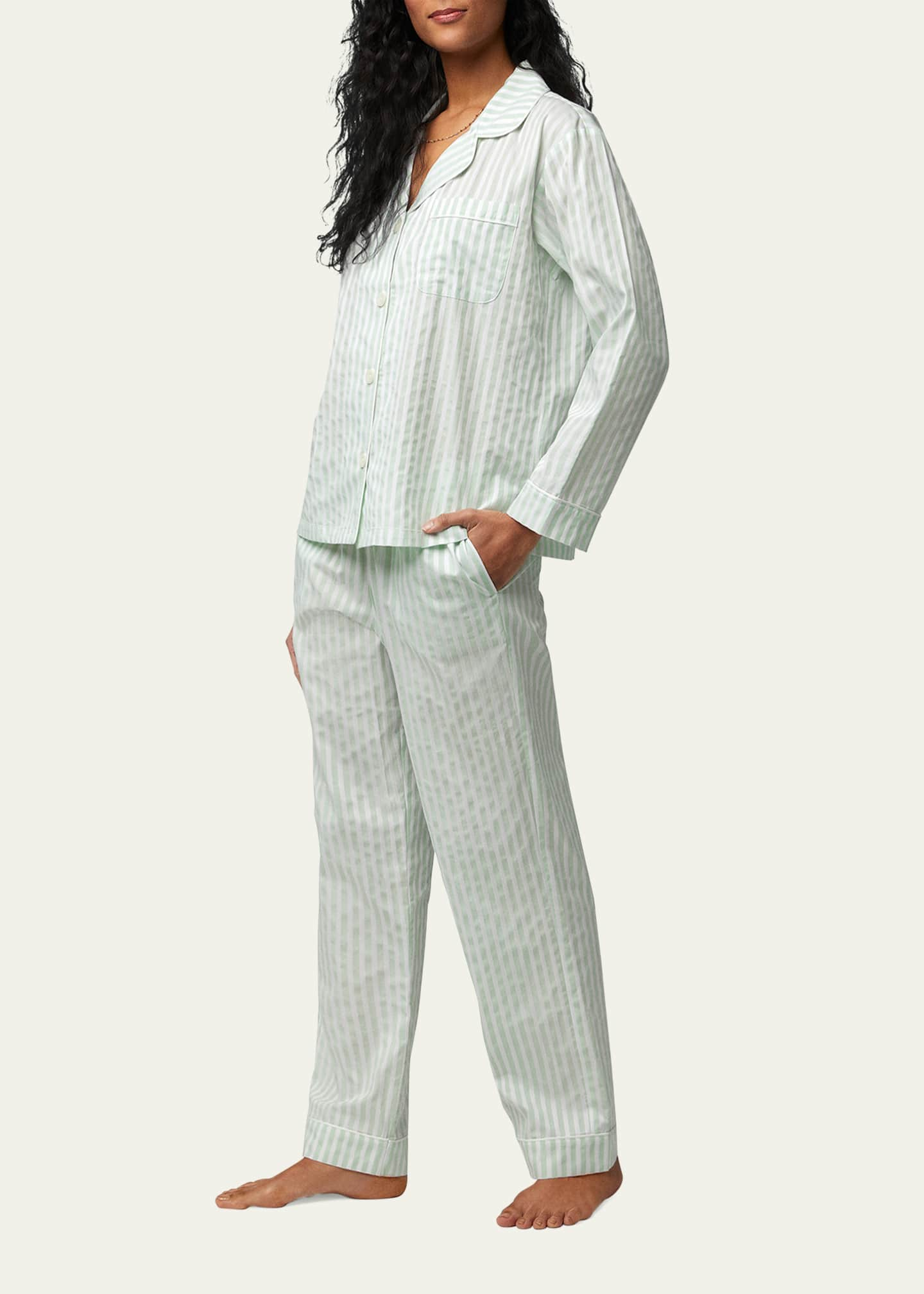 BedHead Pajamas Striped Organic Cotton Boxer Pajama Set - Bergdorf Goodman