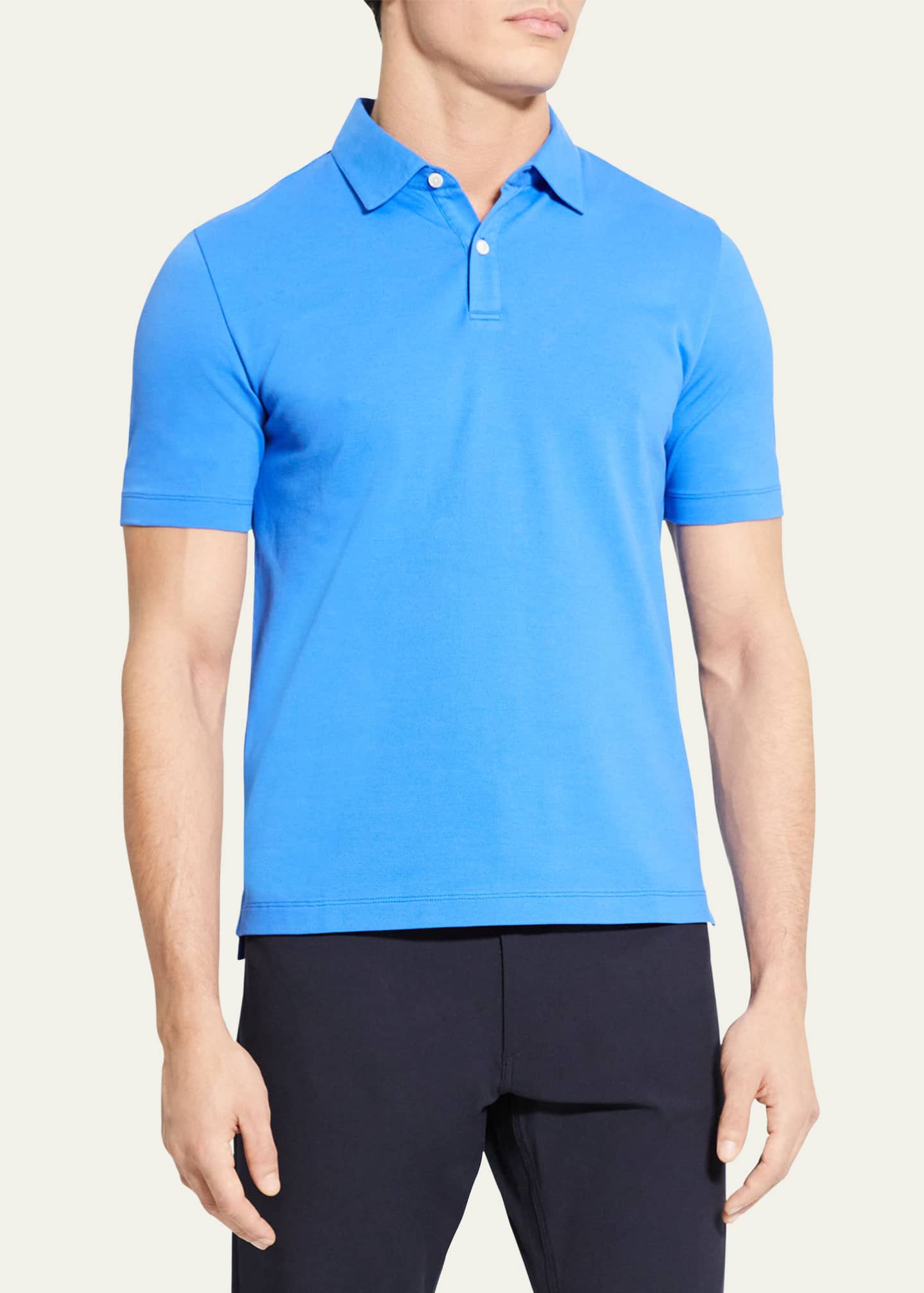 Theory Men's Joffrey Pima Cotton Polo Shirt - Bergdorf Goodman