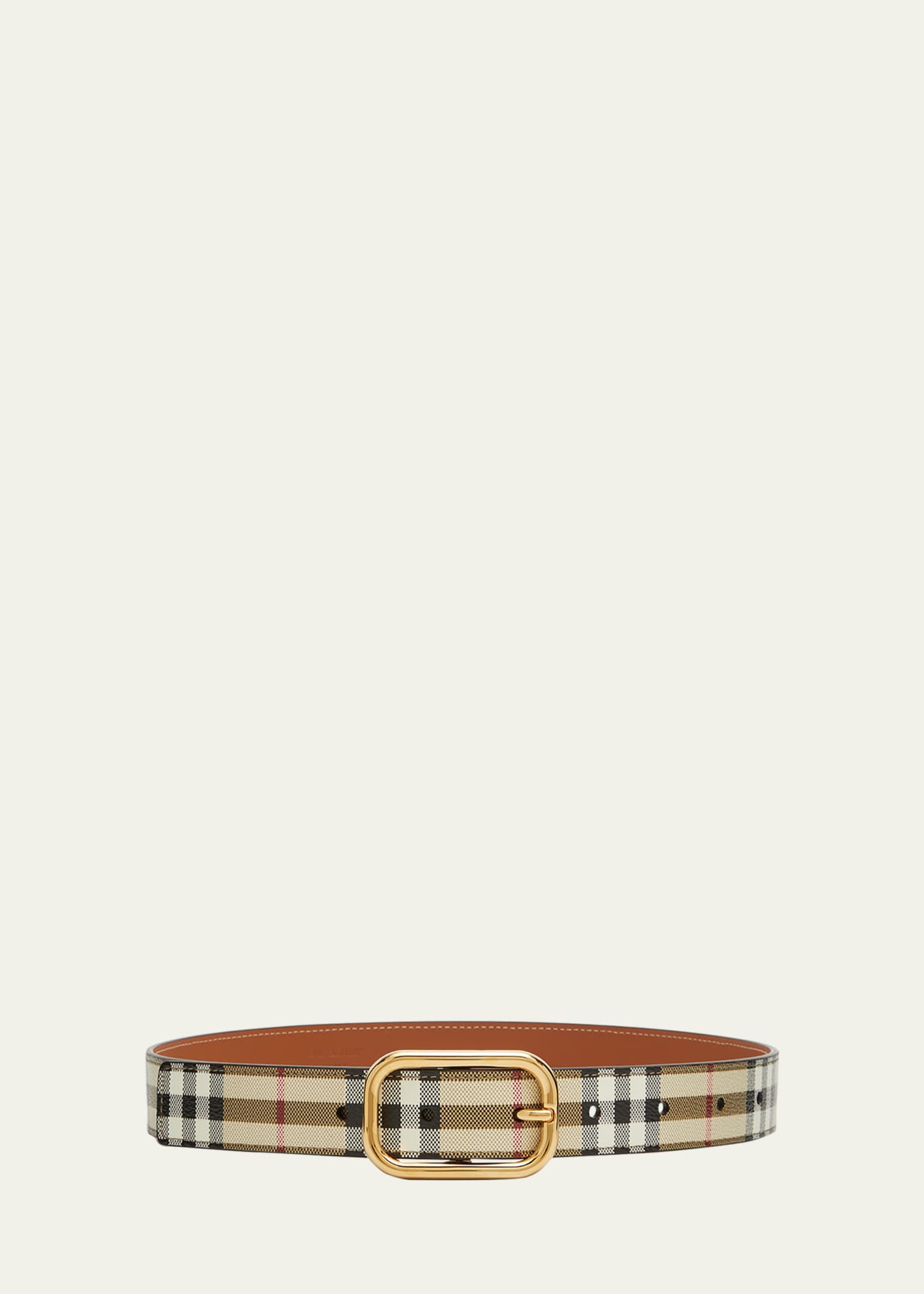 Burberry check belt new arrivals