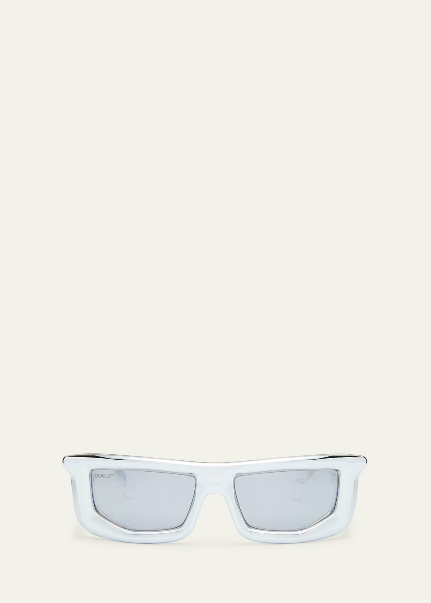 Off-White Men's Volcanite Acetate Rectangle Sunglasses - Bergdorf Goodman