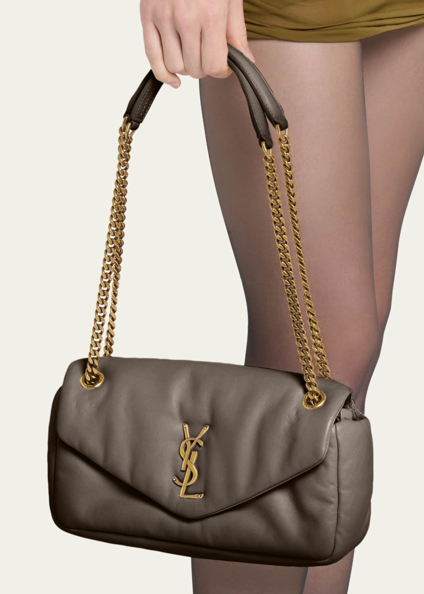 Ysl soft leather bag top