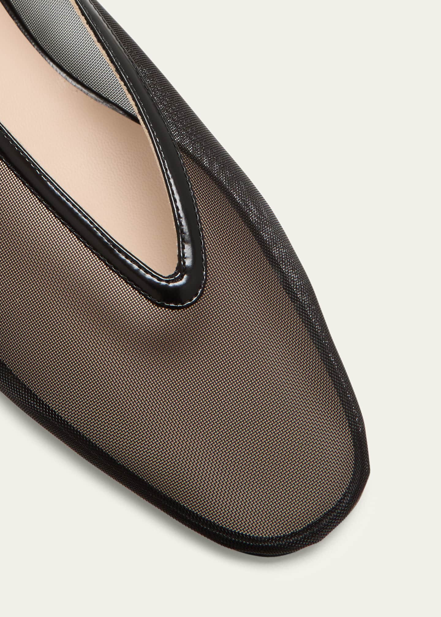 Le Monde Beryl Luna Mesh Ballerina Flats Bergdorf Goodman