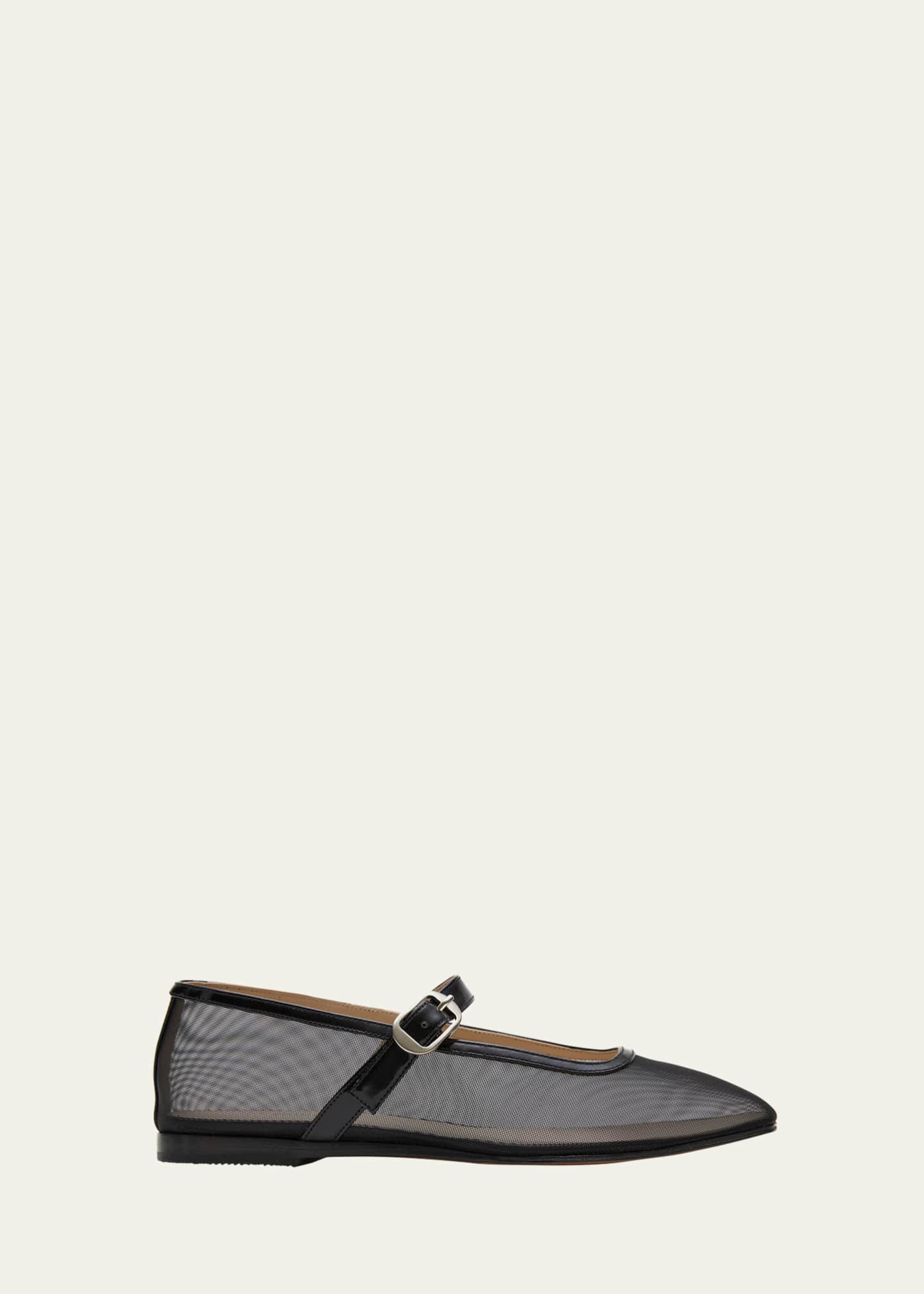 Le Monde Beryl Mesh Mary Jane Ballerina Flats Image 1 of 5