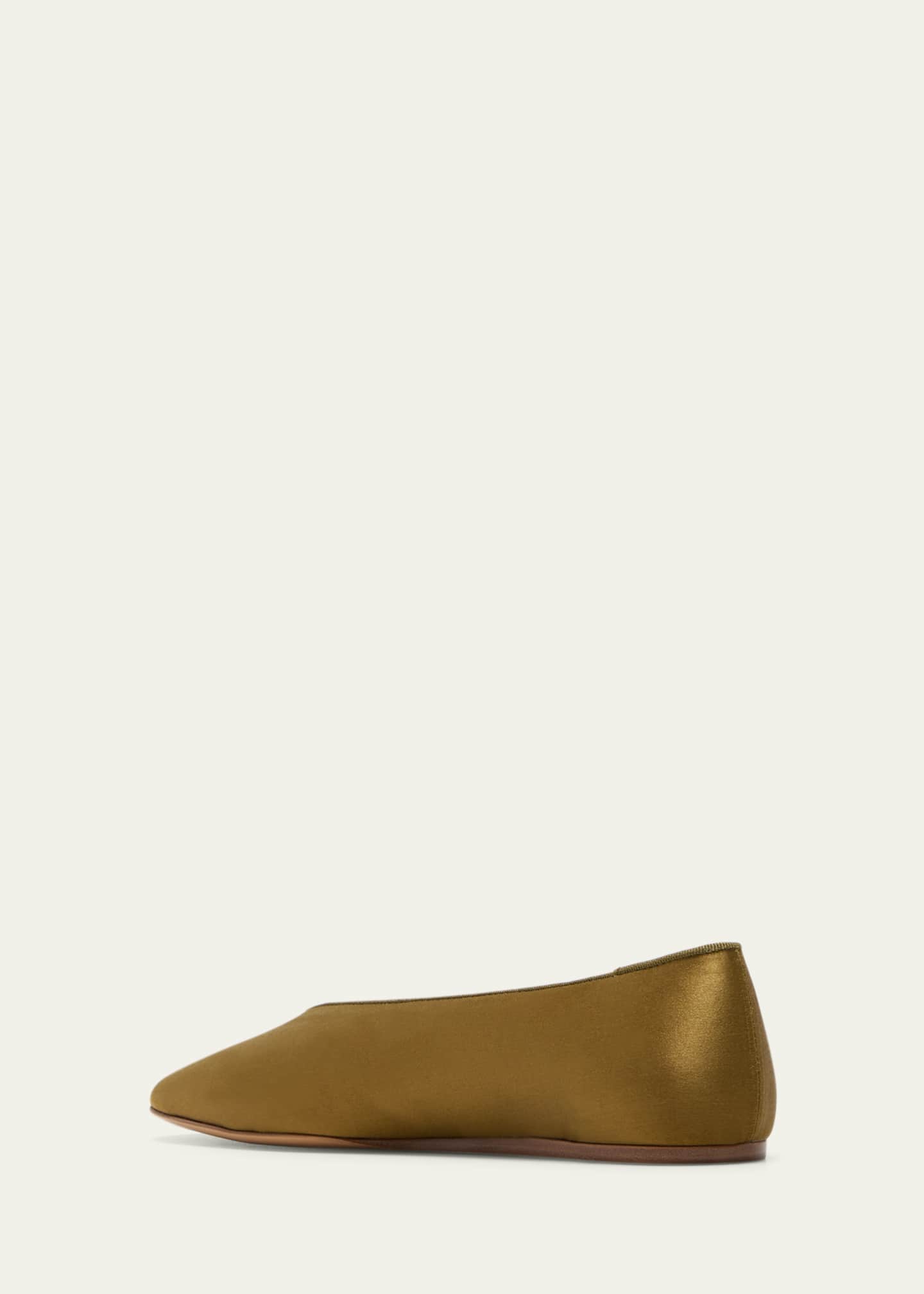 Le Monde Beryl Regency Satin Ballerina Flats Image 4 of 5