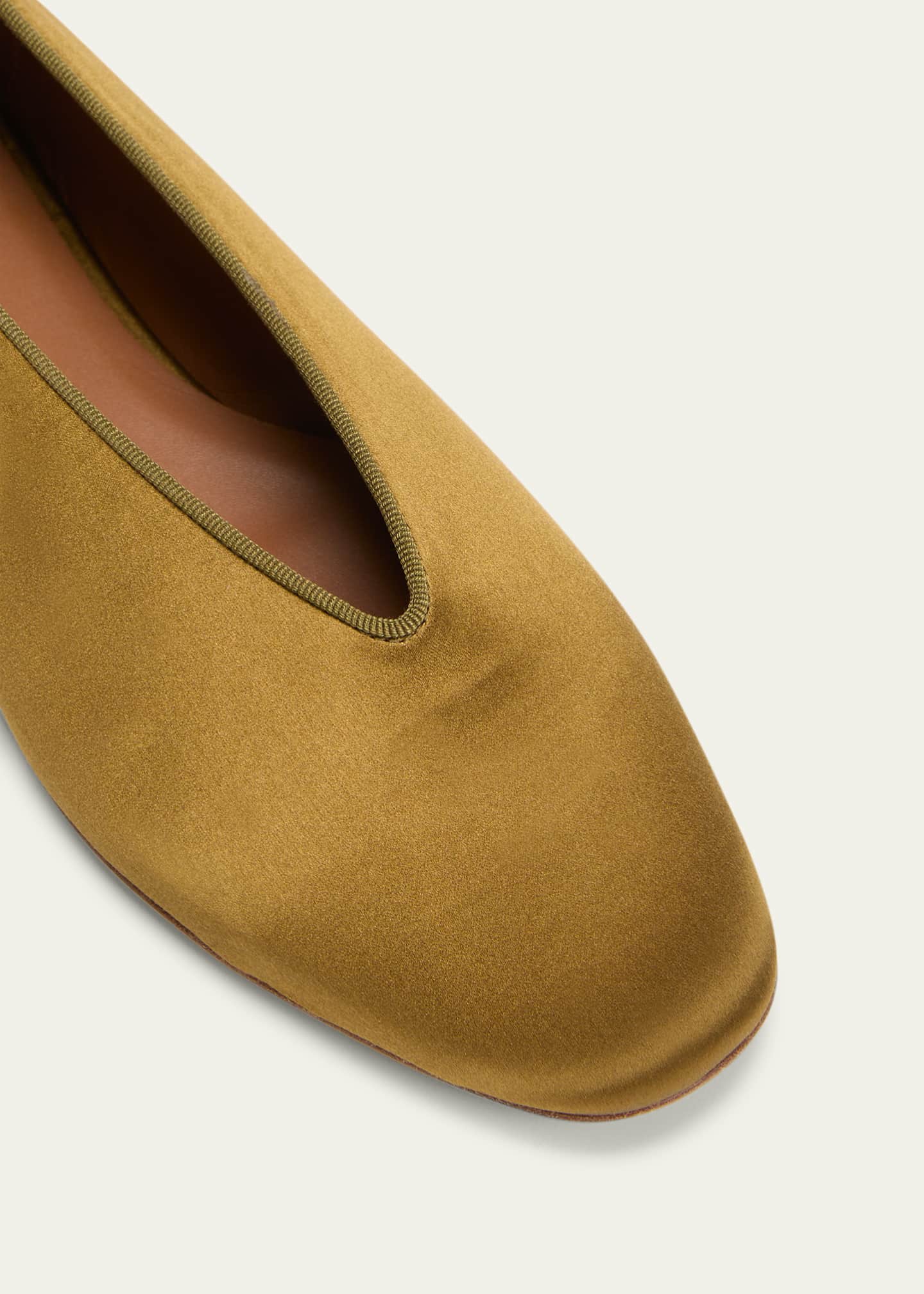 Le Monde Beryl Regency Satin Ballerina Flats Image 5 of 5