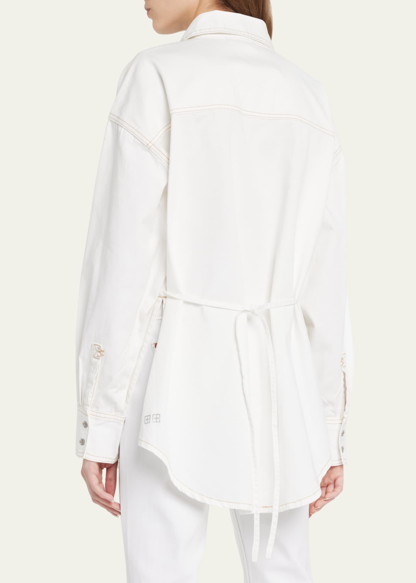 Ksubi Oversized Button-Front Denim Shirt - Bergdorf Goodman