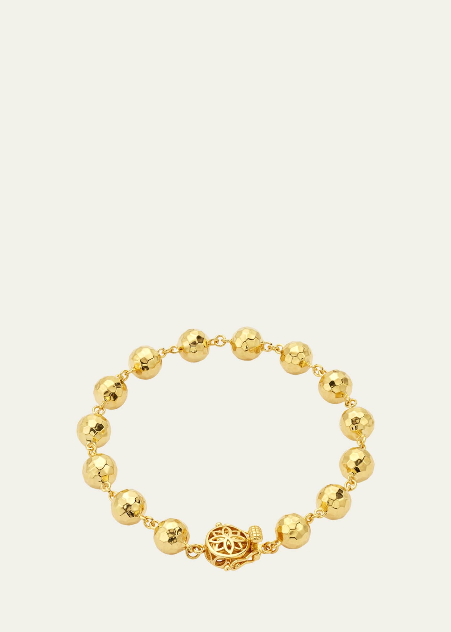 Buddha Mama 20K Hammered Ball Chain Bracelet - Bergdorf Goodman