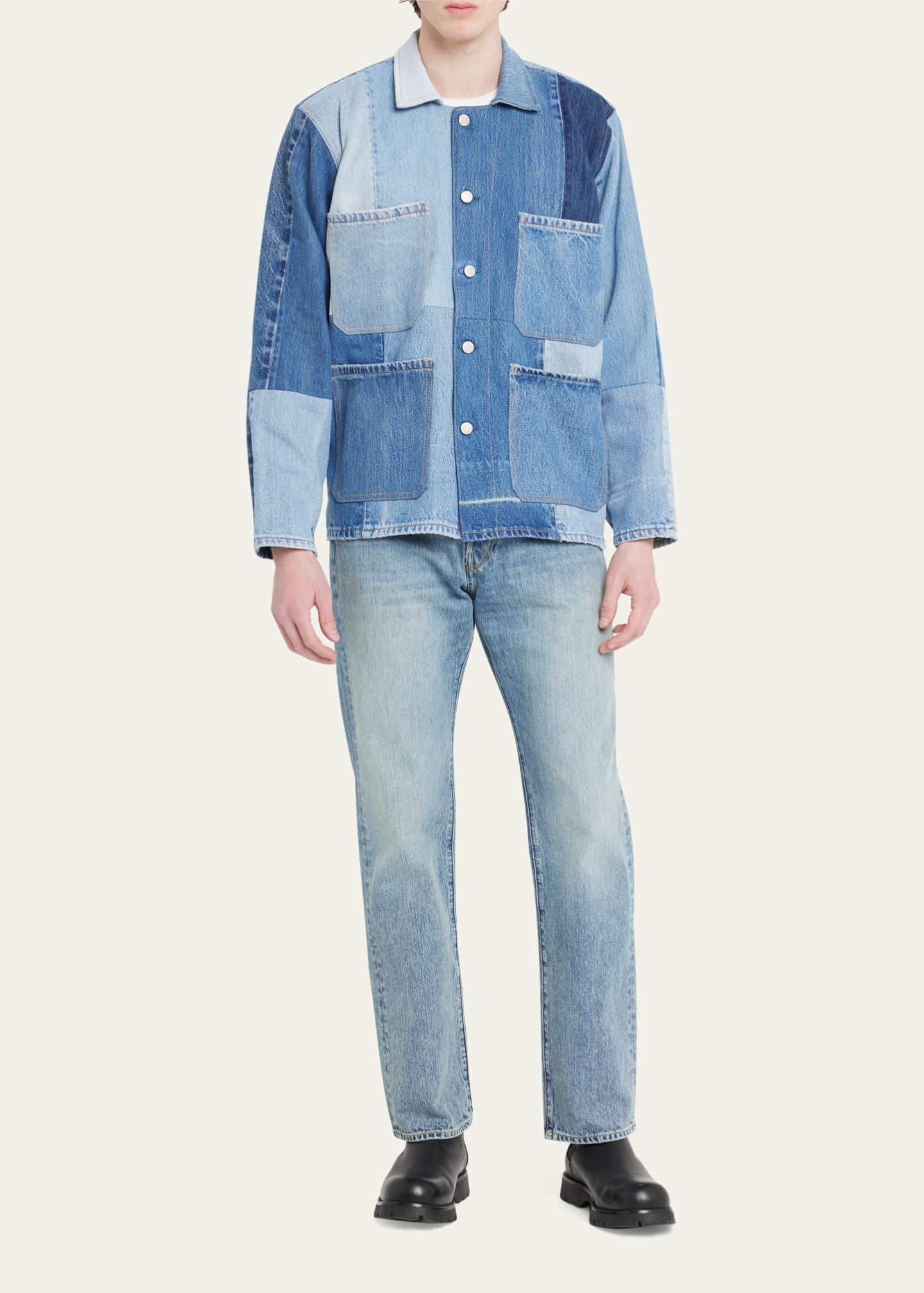 Patchwork jacket outlet mens