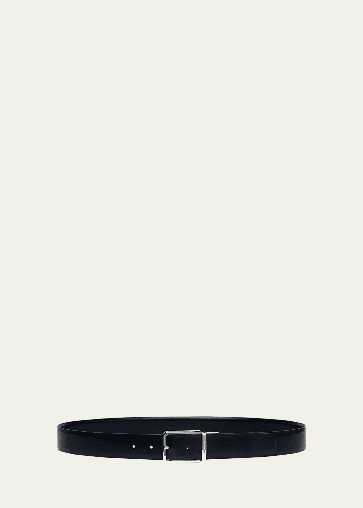 Santoni Men's Reversible Leather Belt Image 1 of 3