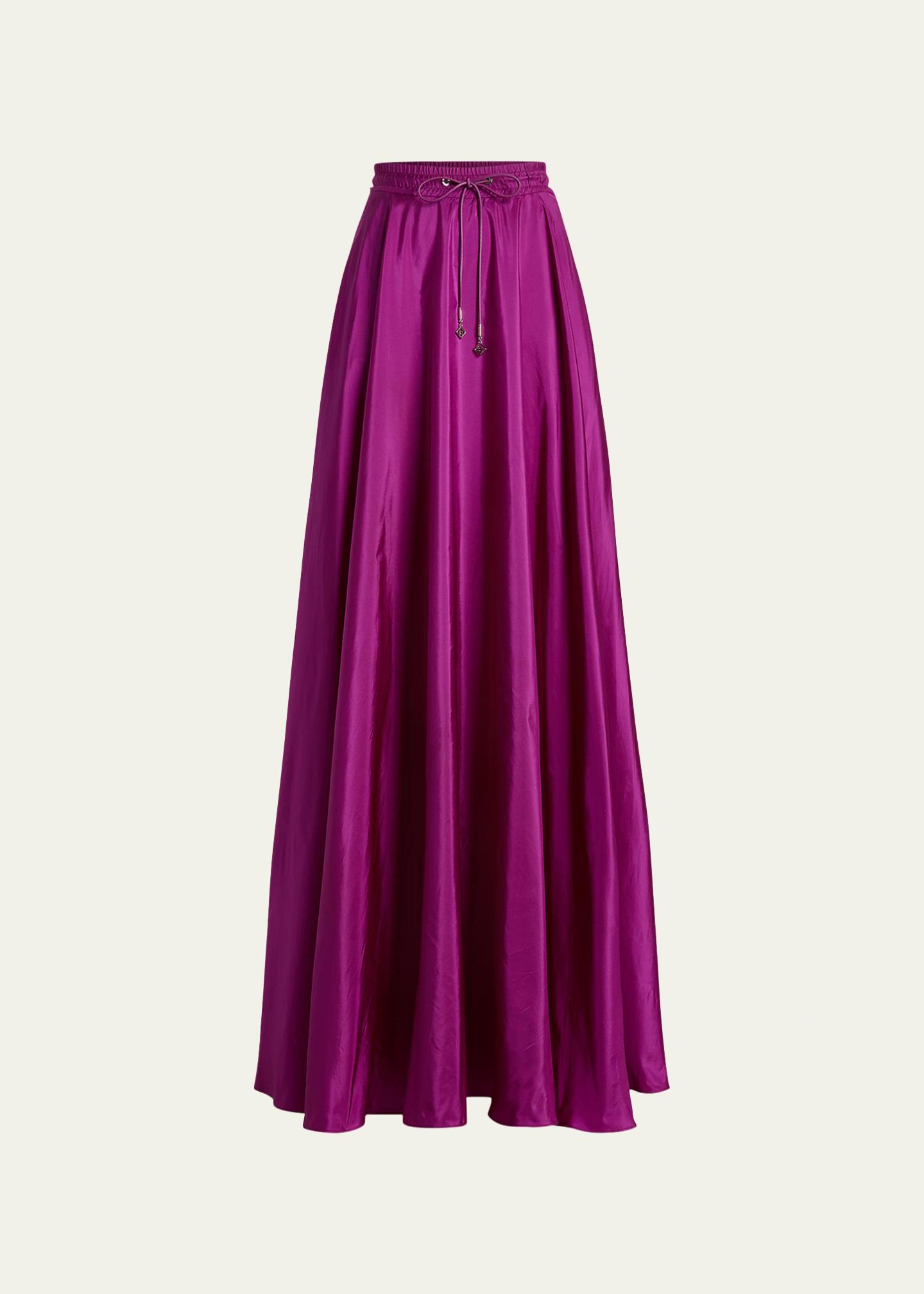 Ralph Lauren Collection Emilien Silk Taffeta Skirt - Bergdorf Goodman