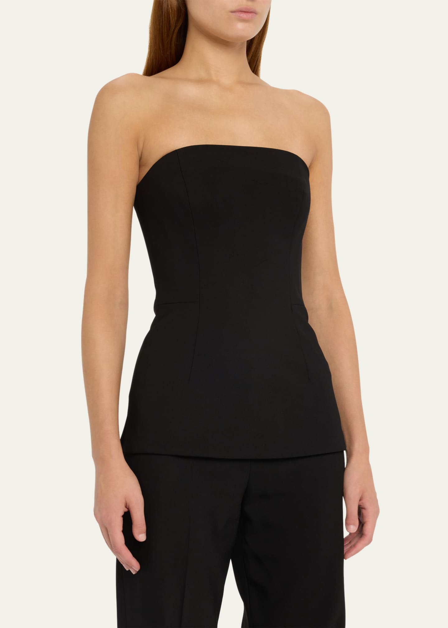 Fitted strapless top best sale