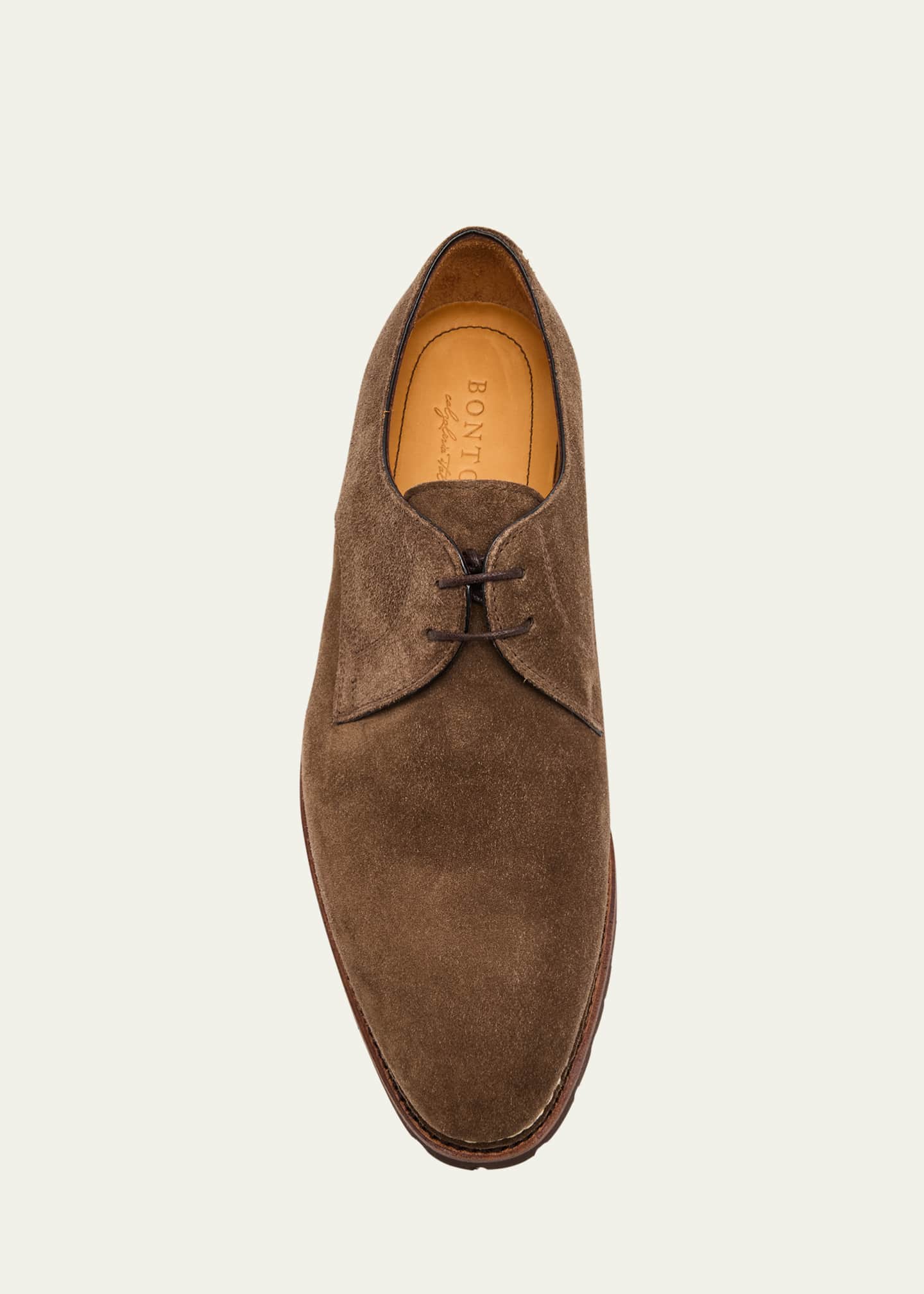Bontoni Men's Carnera Suede Derby Shoes Image 6 of 6