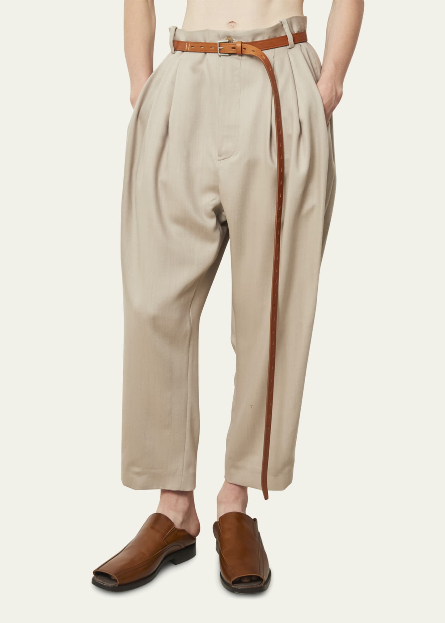 大人気新作 hed pant 8pleat 夜空 hed - Olive mayner 21aw 8pleat