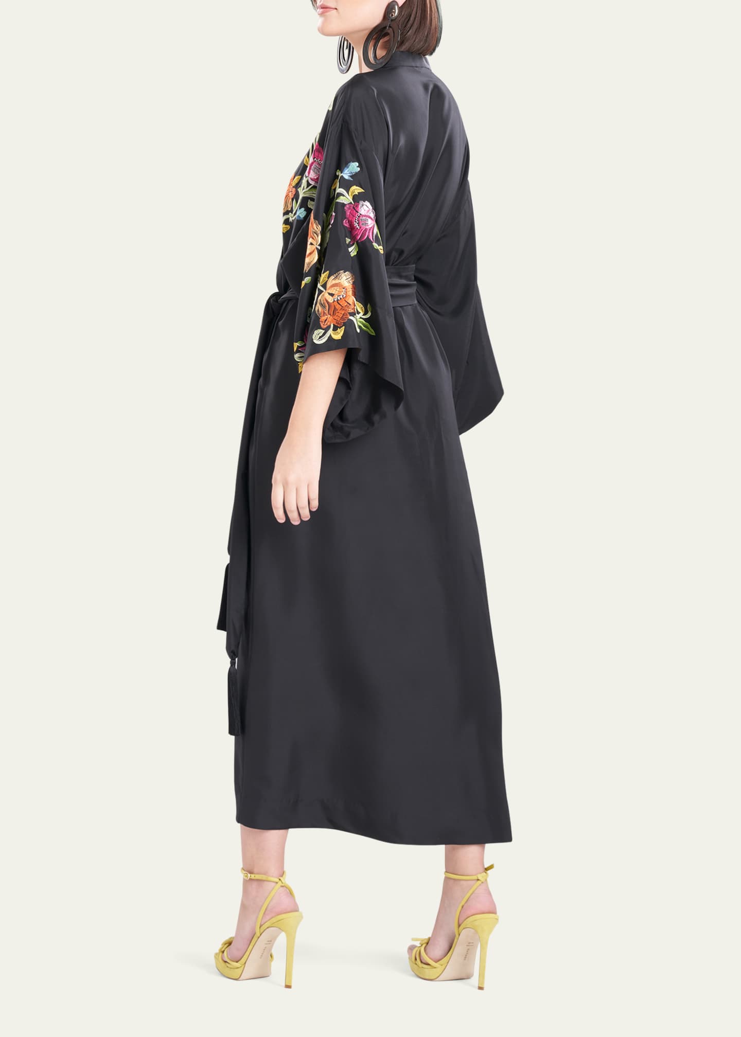 Shop Natori Floral Lace Long-Sleeve Catsuit