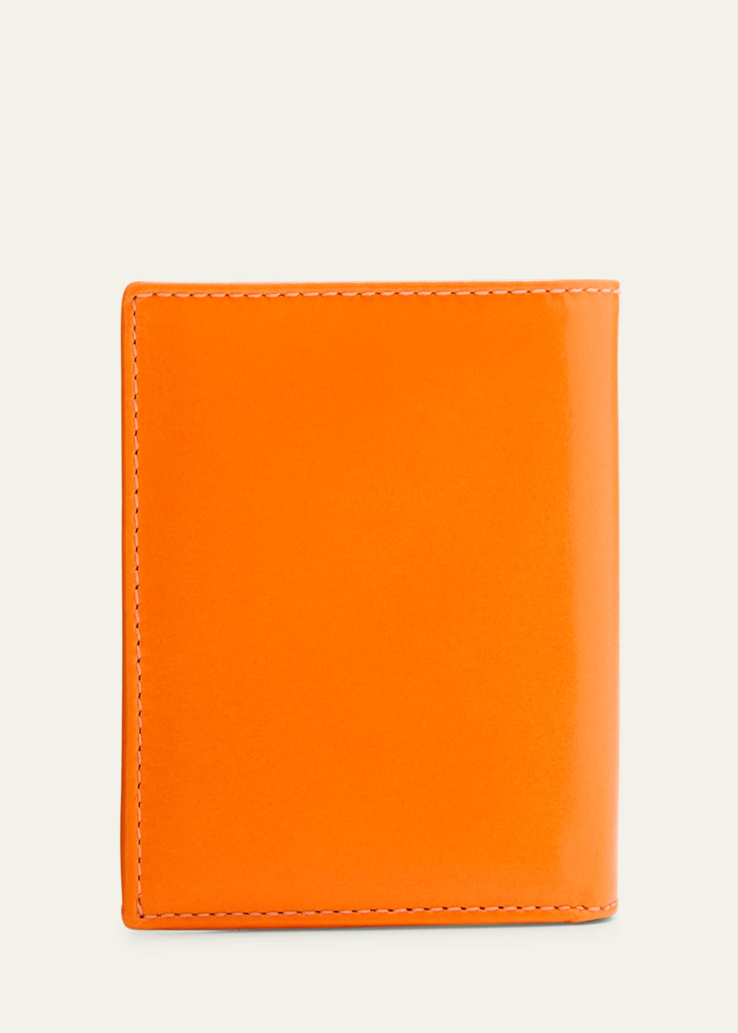 Christian Louboutin Leather Bifold Wallet - Orange Wallets