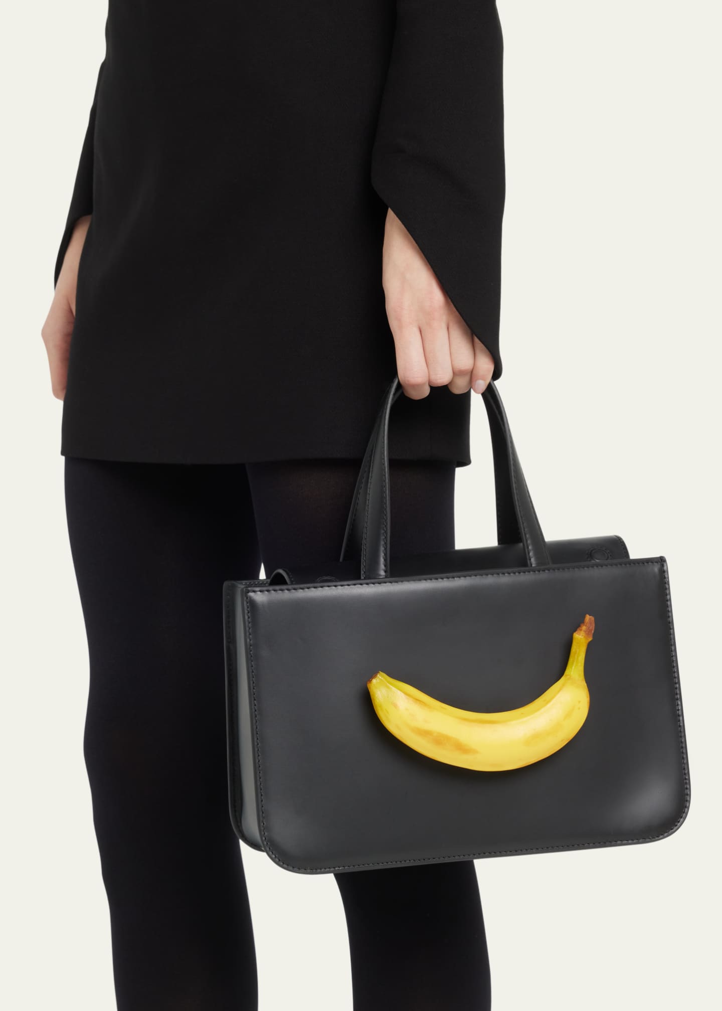 PUPPETS AND PUPPETS Medium Banana Leather TopHandle Bag Bergdorf Goodman