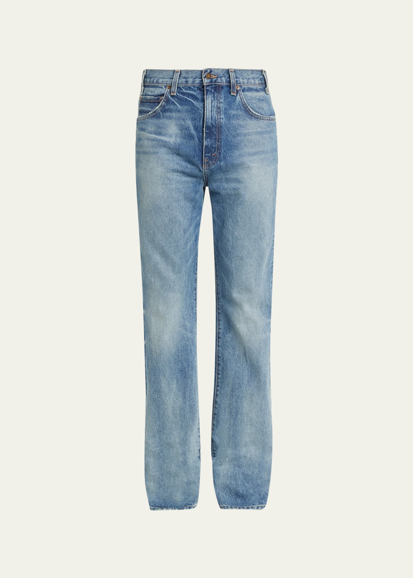 Blue kick flare jeans new arrivals