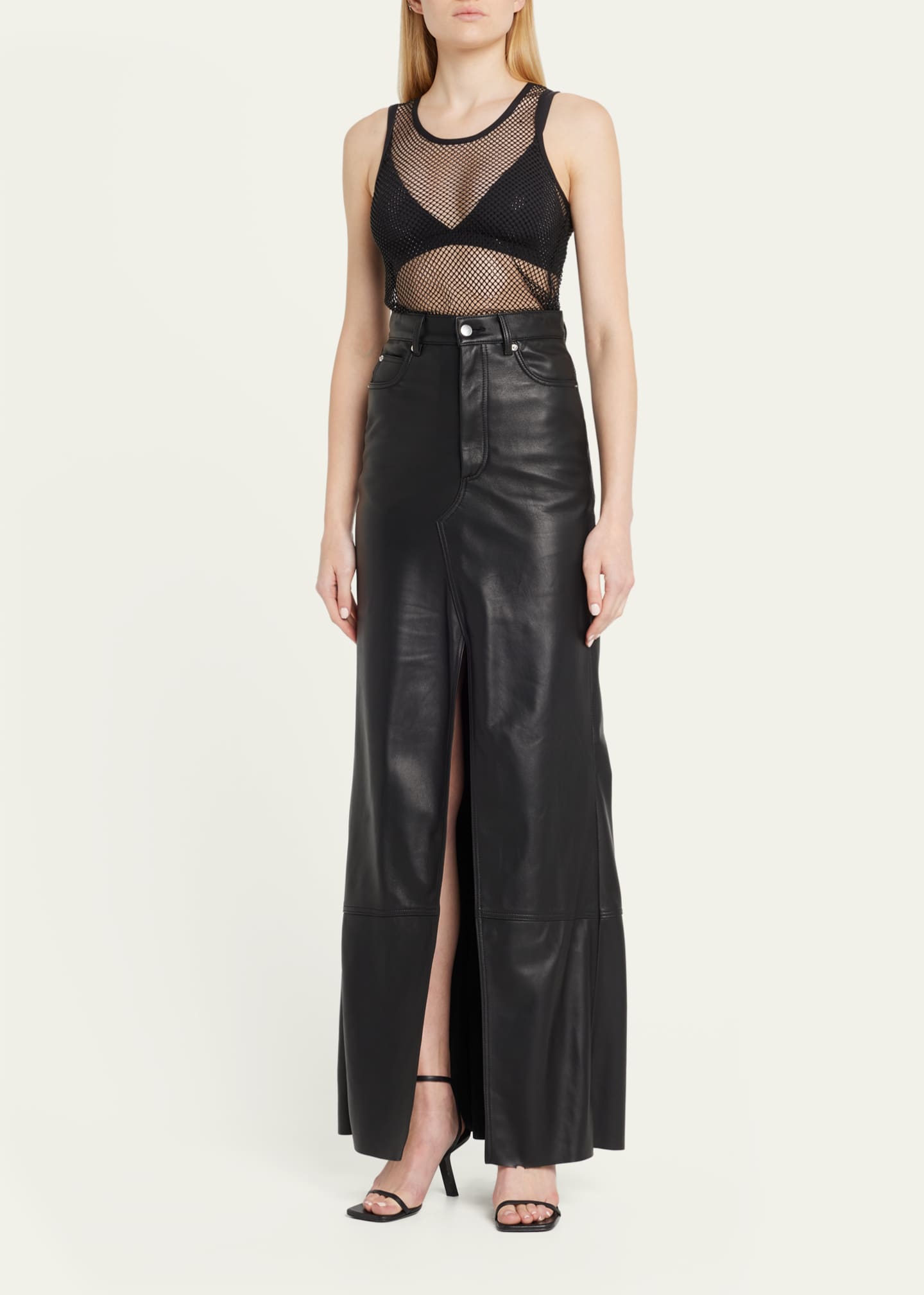 Theophilio Racerback Rhinestone Tank Bergdorf Goodman