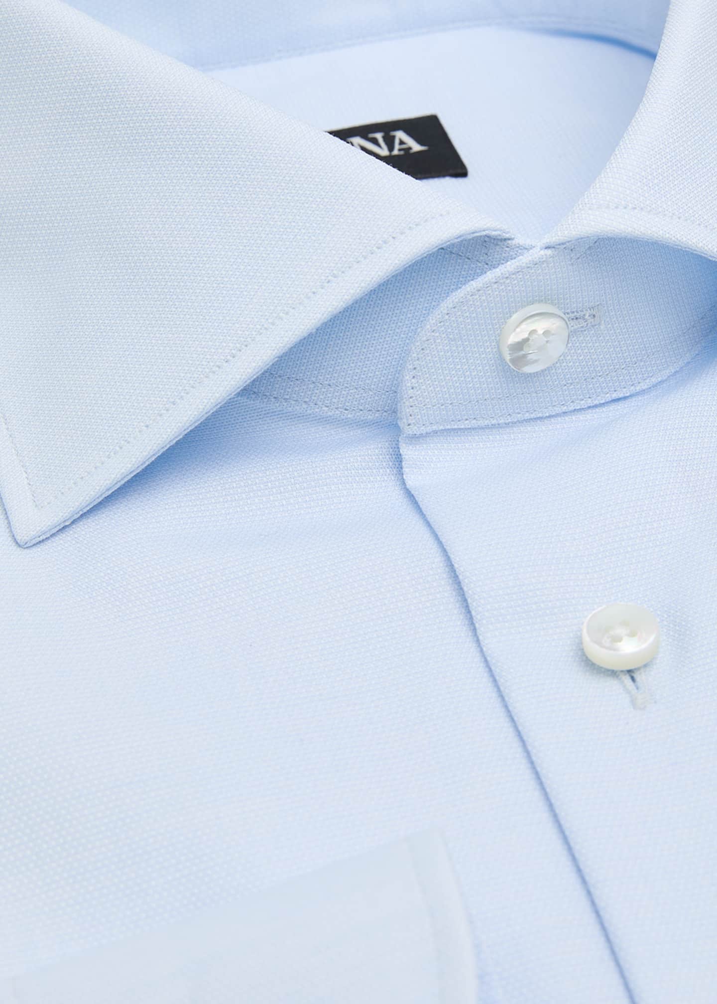 ZEGNA Men's Trofeo Cotton Dress Shirt Image 2 of 2