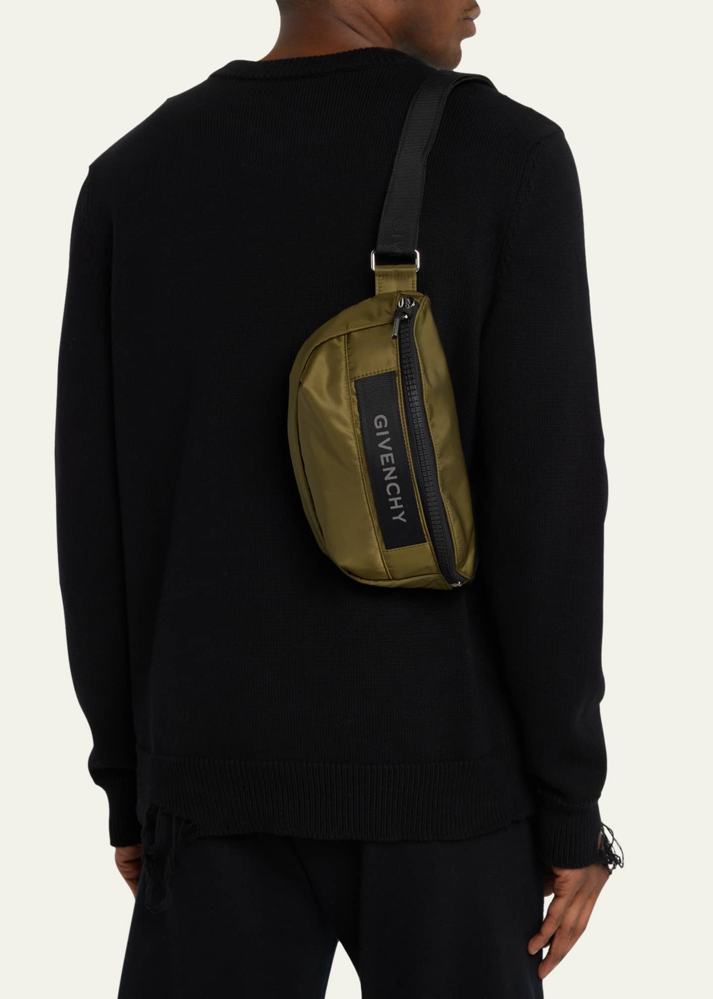KITH x Bergdorf Goodman Wool Plaid, Men's Fashion, Bags, Belt bags