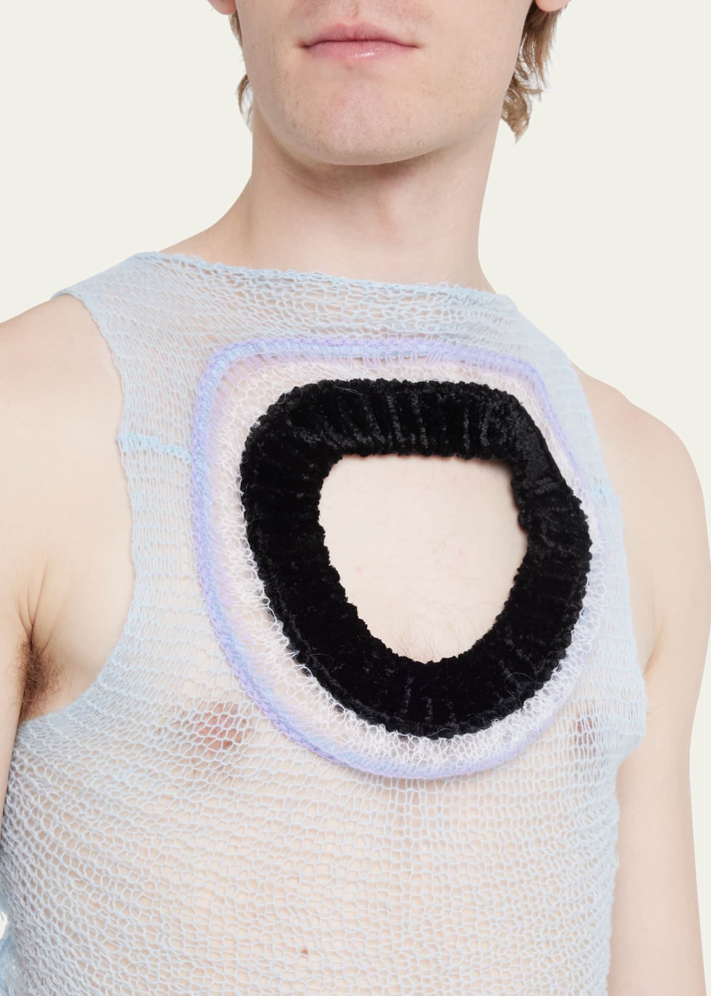 Marni Men's Knit Hole Back Sweater Vest