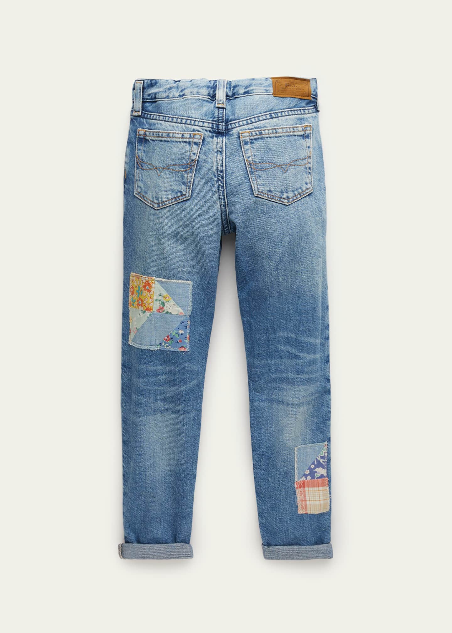 Ralph Lauren Childrenswear Girl's Patchwork Boyfriend Jeans, Size 4-6X -  Bergdorf Goodman