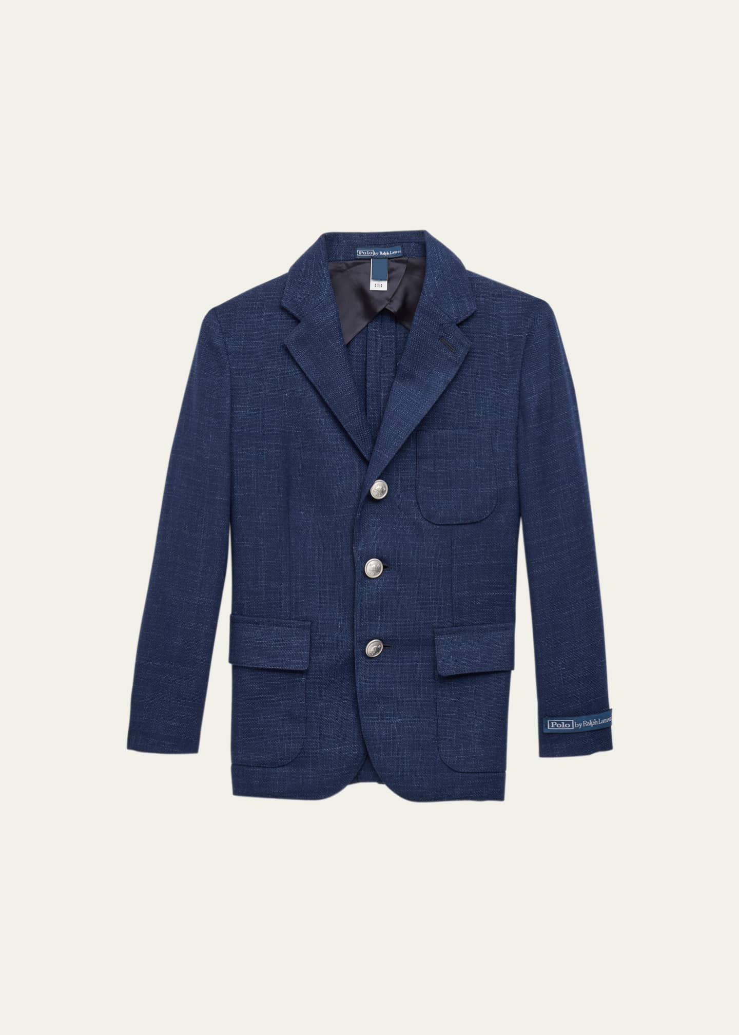 Ralph Lauren Childrenswear Boy's Performance Twill Sport Jacket, Size 5-7 Image 1 of 3