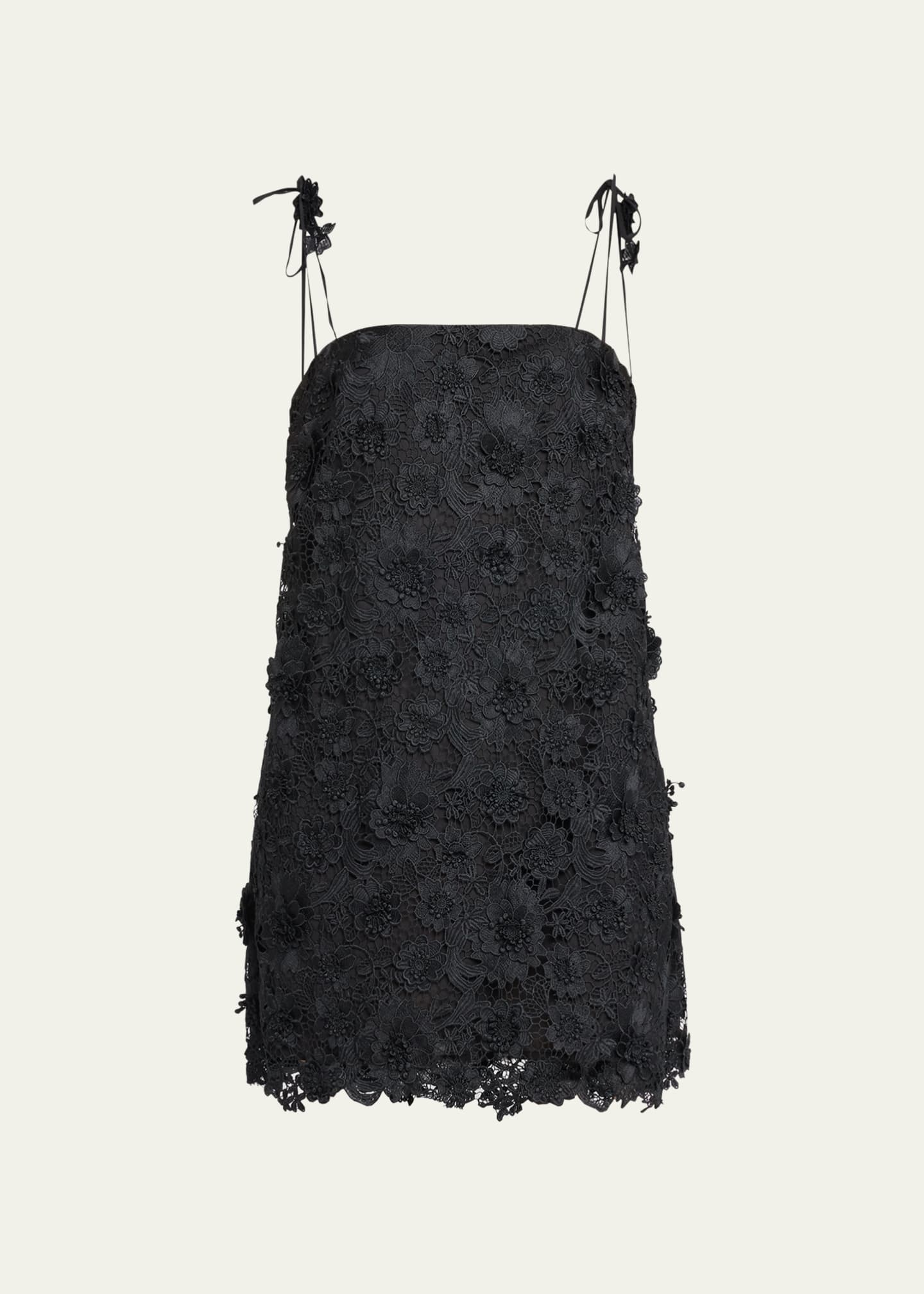 Zimmermann Raie Lace Flower Mini Dress Bergdorf Goodman