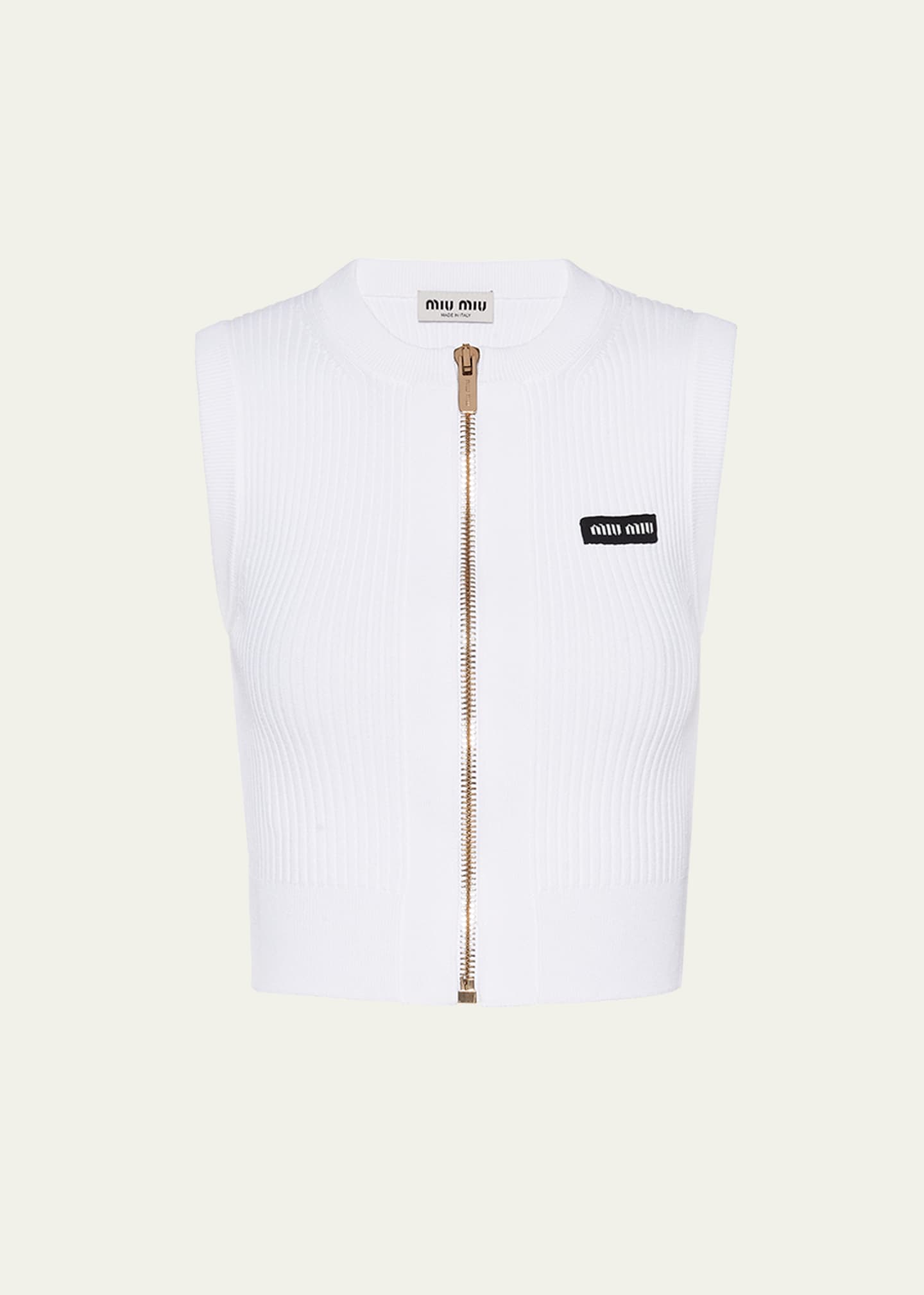 Miu miu vest hot sale