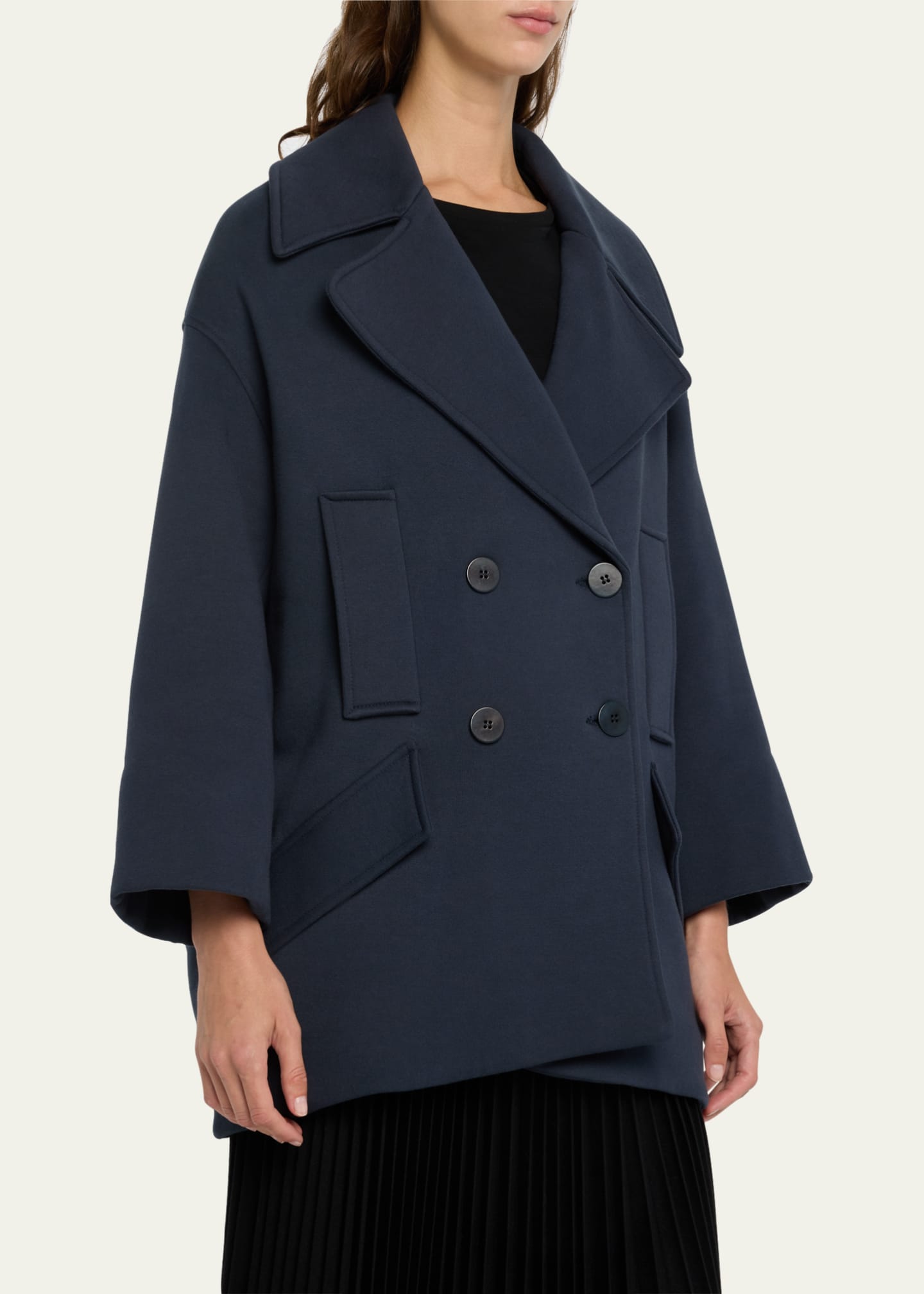 FAZ Billie Jean Short Peacoat Image 4 of 5