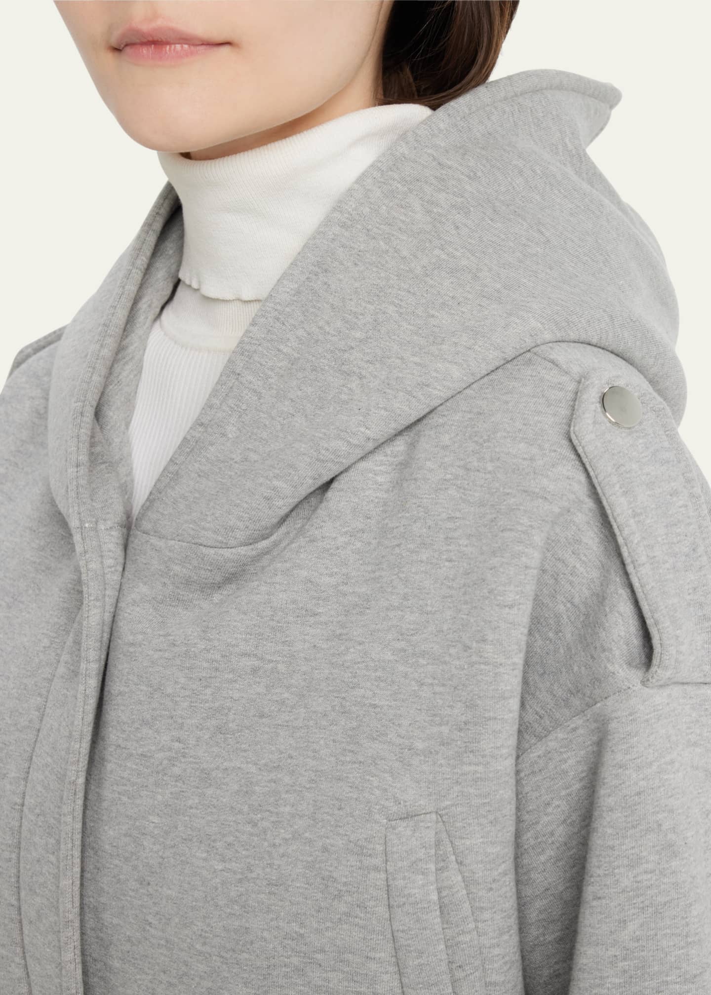 Top coat with hoodie sale