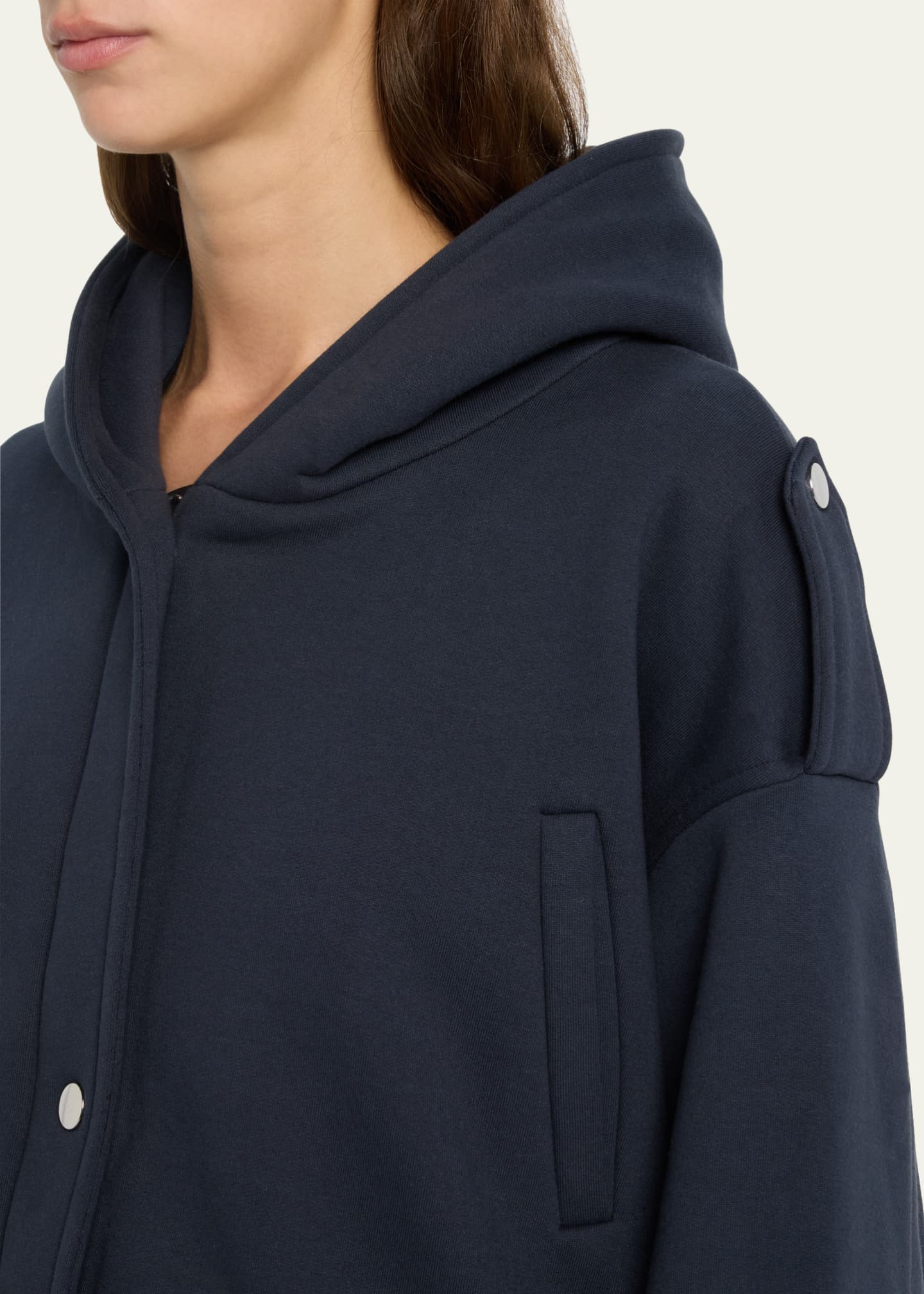 FAZ Ruby Hooded Top Coat with Drawcord Waist Image 5 of 5