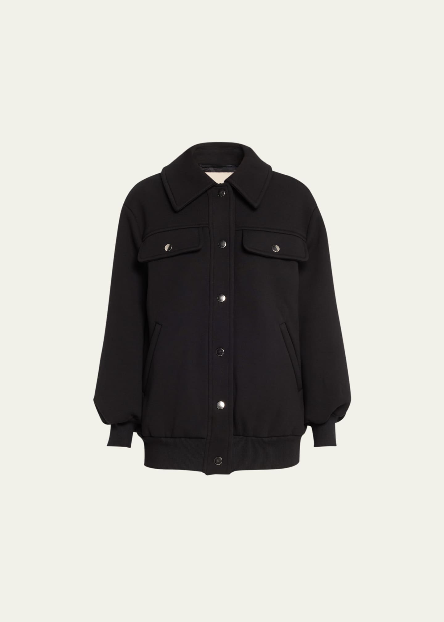 FAZ Jane Snap-Button Bomber Jacket Image 1 of 5