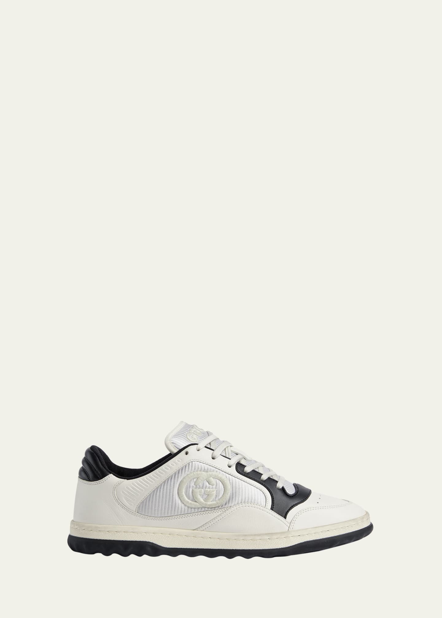 Gucci Women's Mac80 High Top Sneaker, White, Leather
