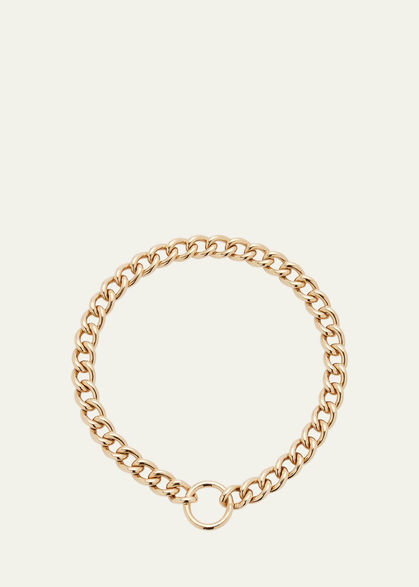 Pomellato 18K Rose Gold Catene Circle Clasp Necklace Image 1 of 4