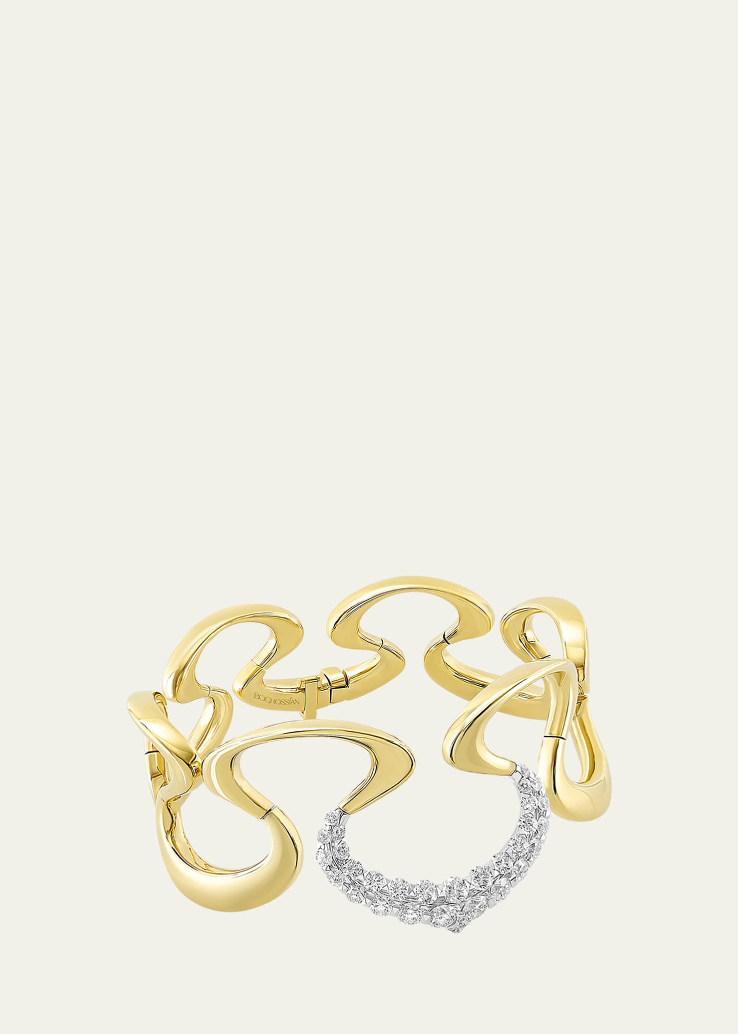 Boghossian 18k Yellow Gold Merveilles Bracelet with Diamonds