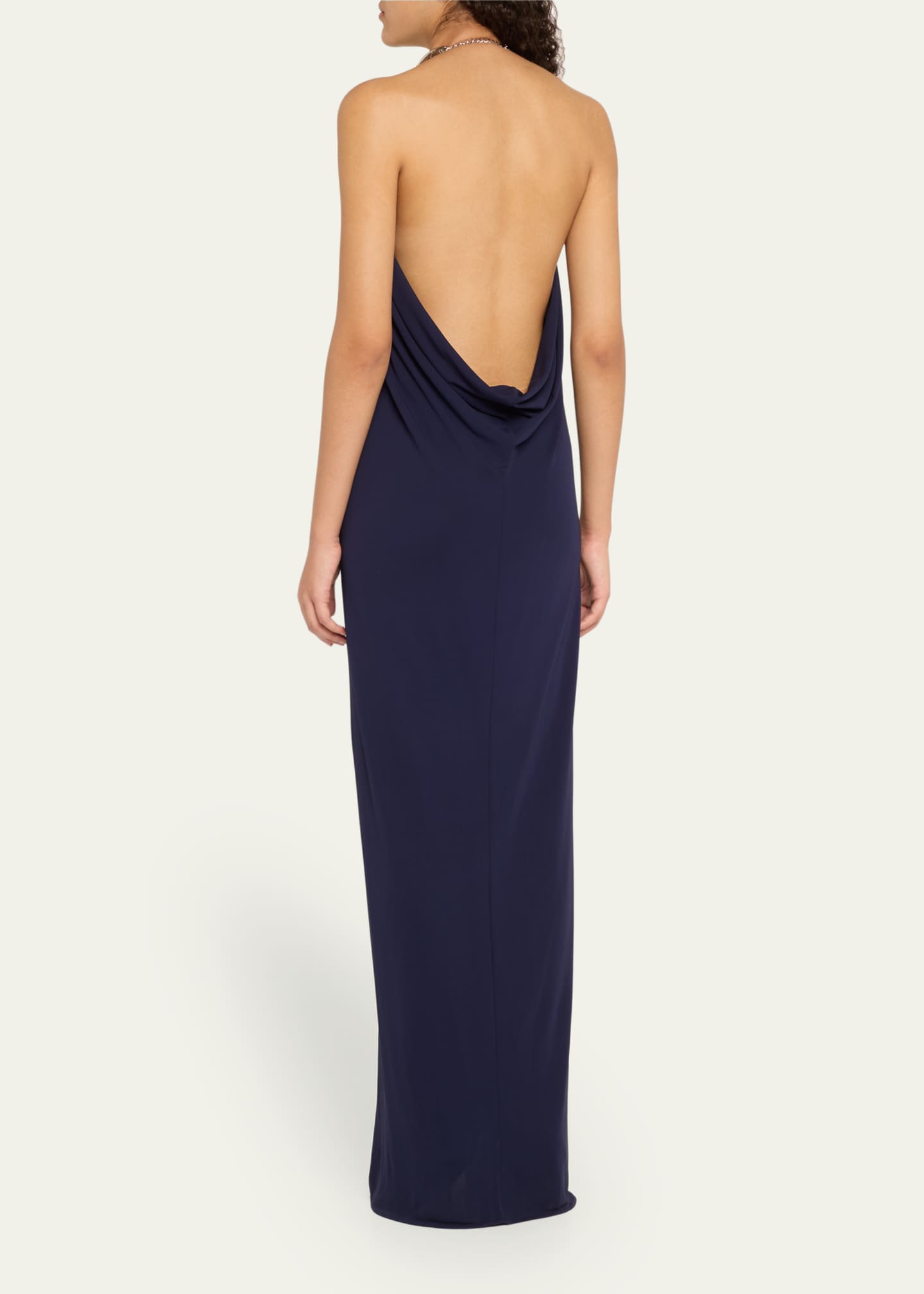 Michael Kors Collection Halter Necklace Dress Image 3 of 5