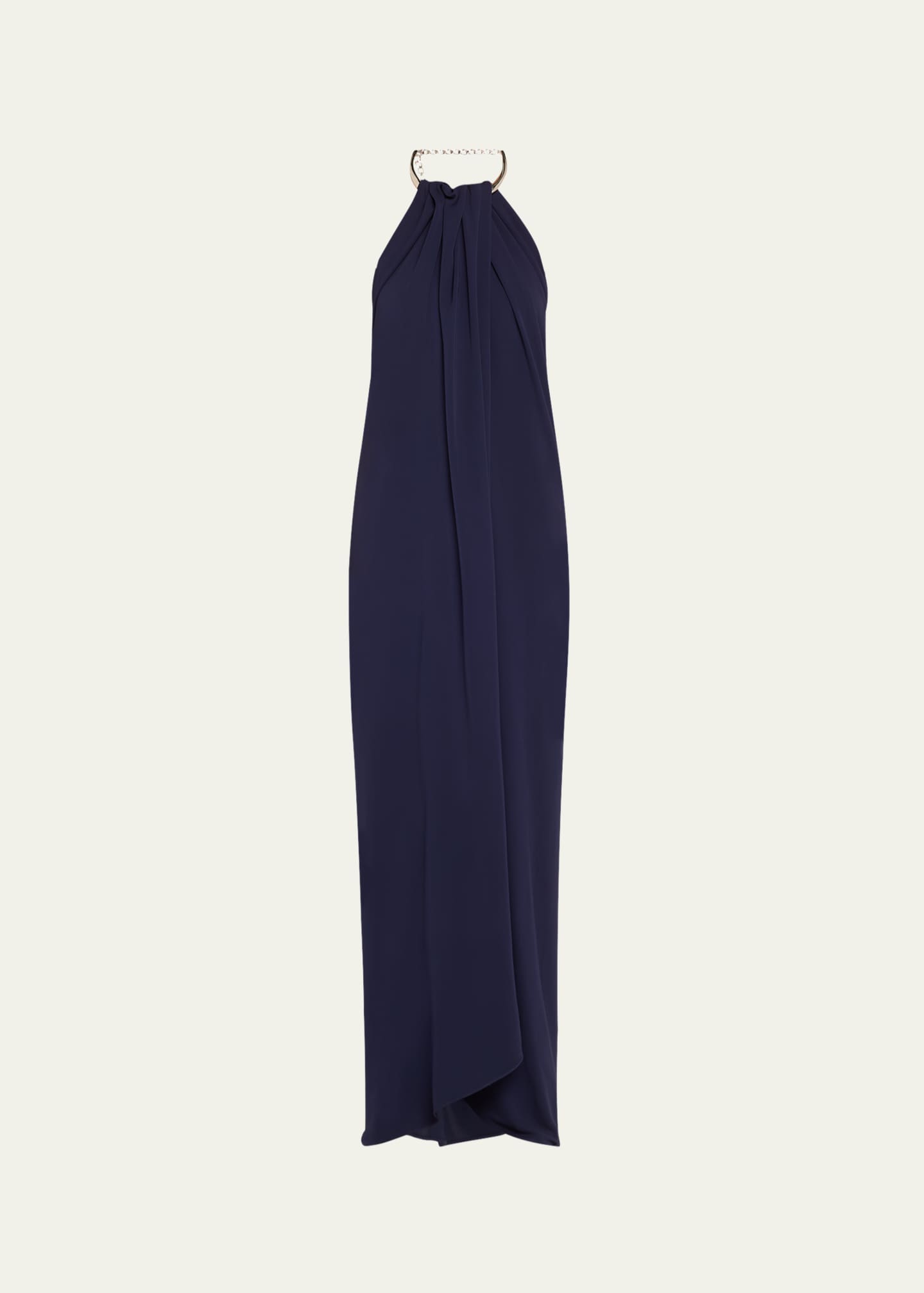 Michael Kors Collection Halter Necklace Dress Image 1 of 5