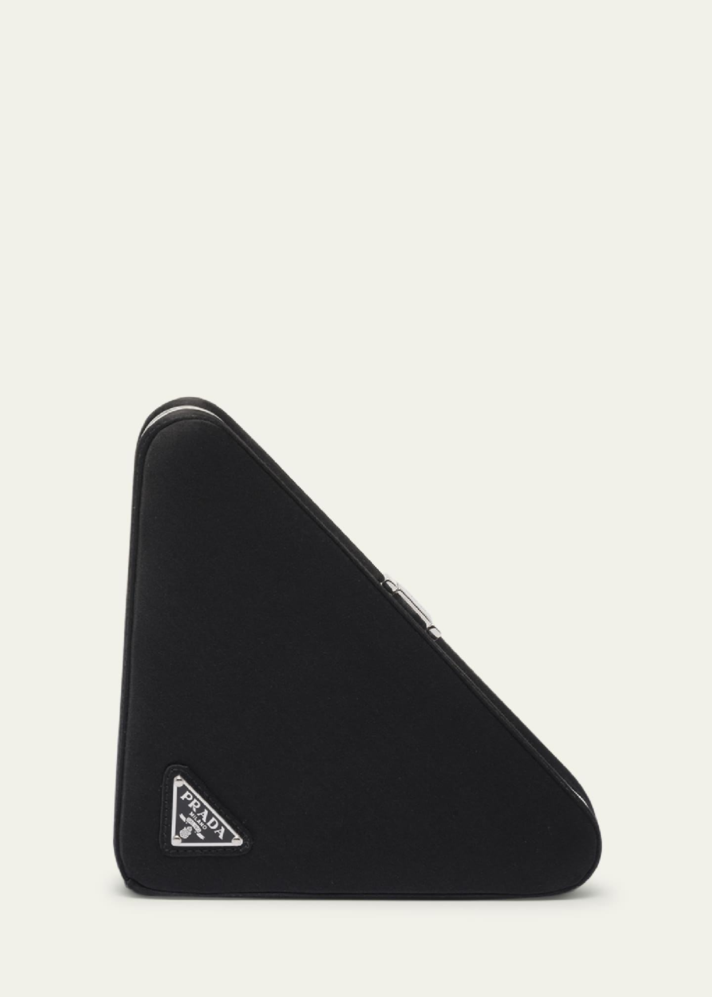 Prada Raso Triangle Clutch Bag - Bergdorf Goodman