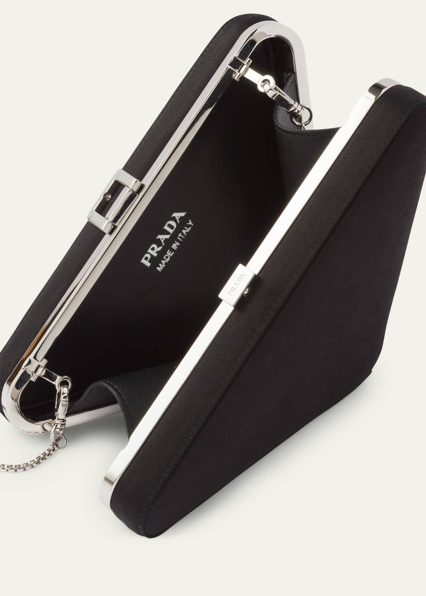 Prada Raso Triangle Clutch Bag - Bergdorf Goodman