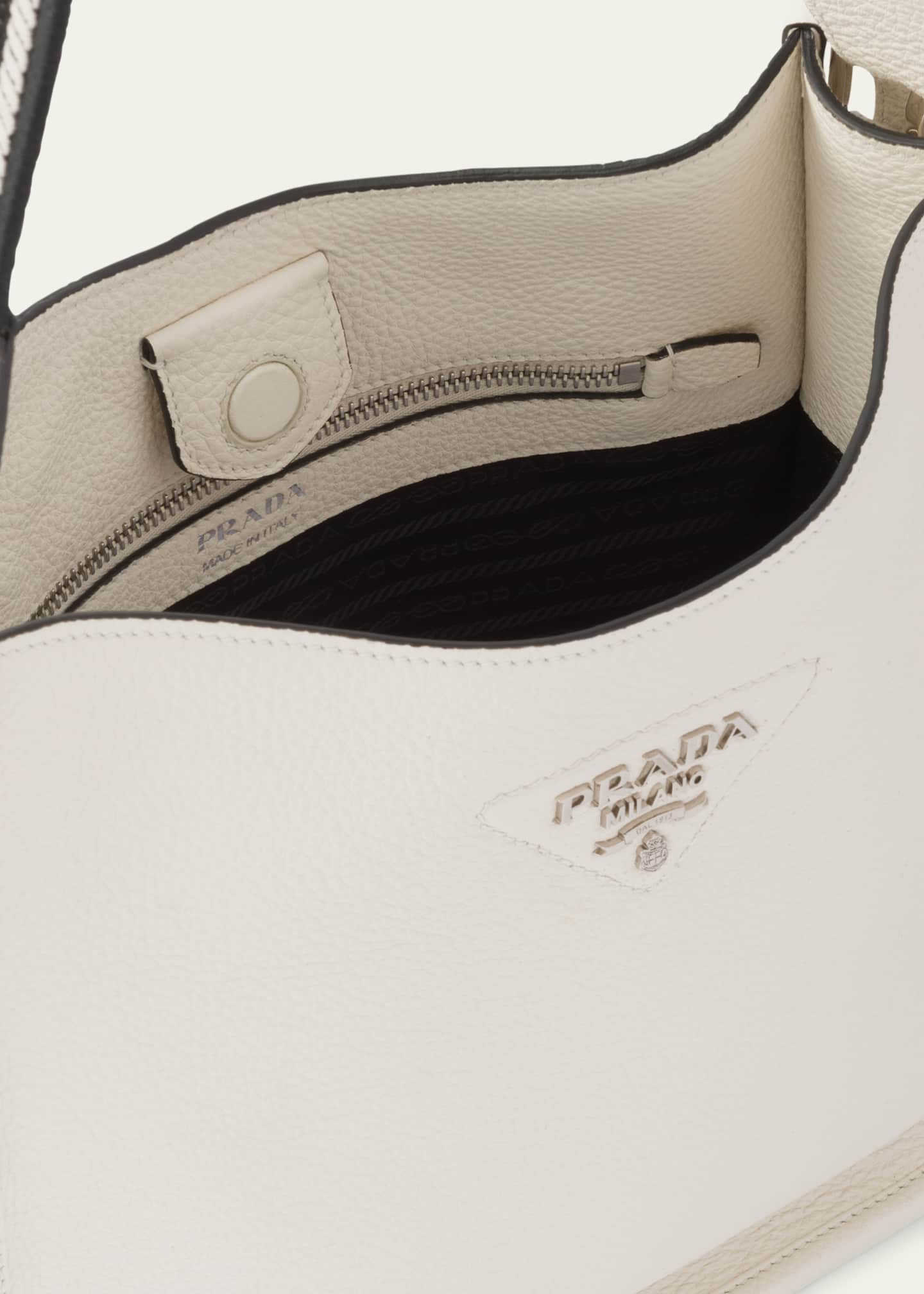 Prada Daino Leather Shoulder Bag Image 4 of 5