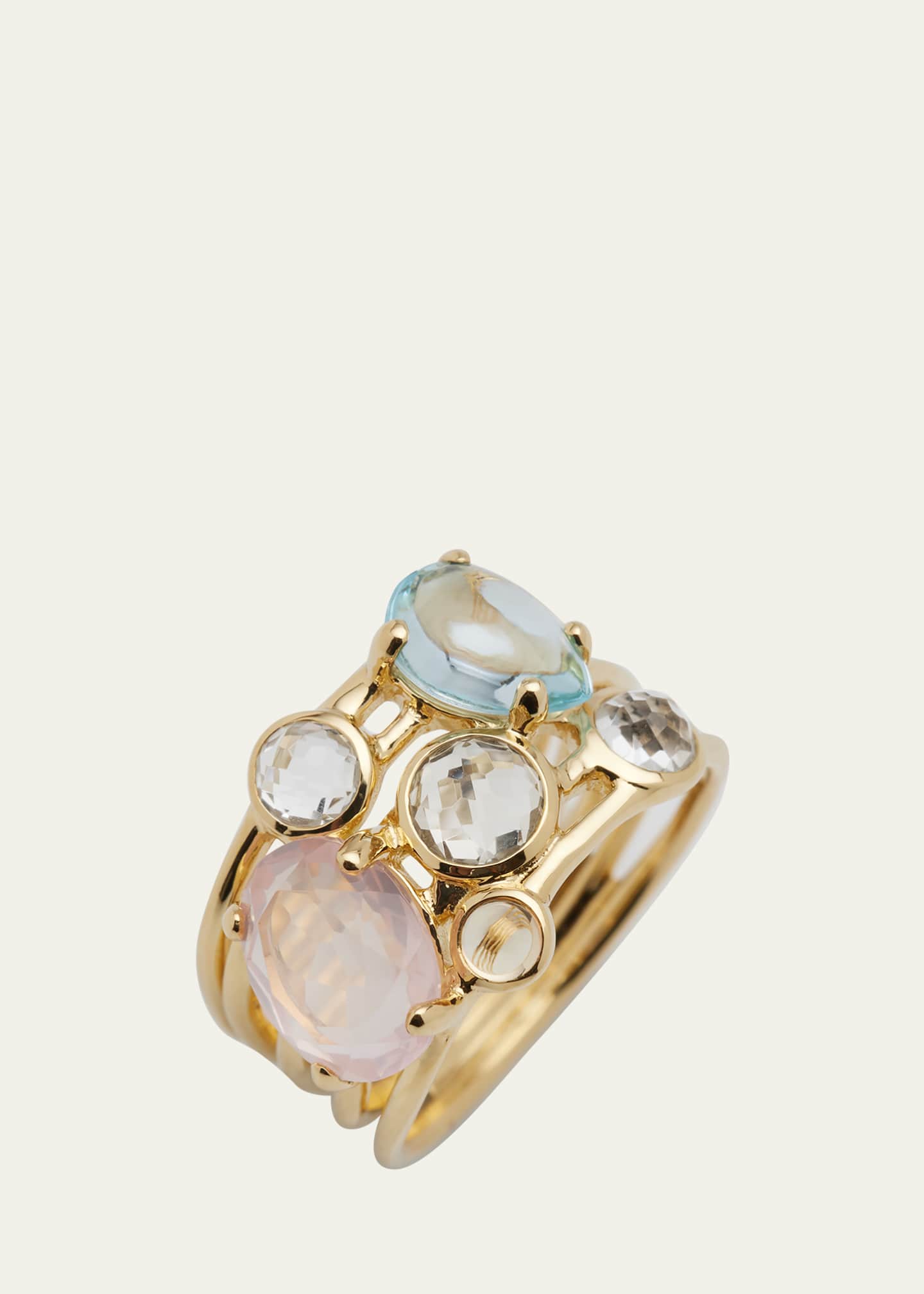 Ippolita 18K Rock Candy Gelato 6-Stone Cluster Ring in Sorbet, Size 7 Image 3 of 4