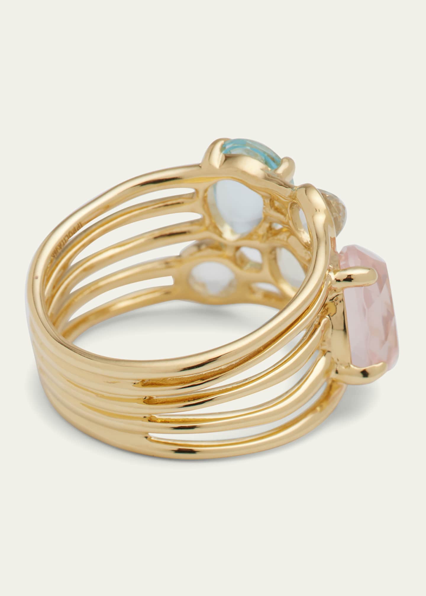 Ippolita 18K Rock Candy Gelato 6-Stone Cluster Ring in Sorbet, Size 7 Image 4 of 4