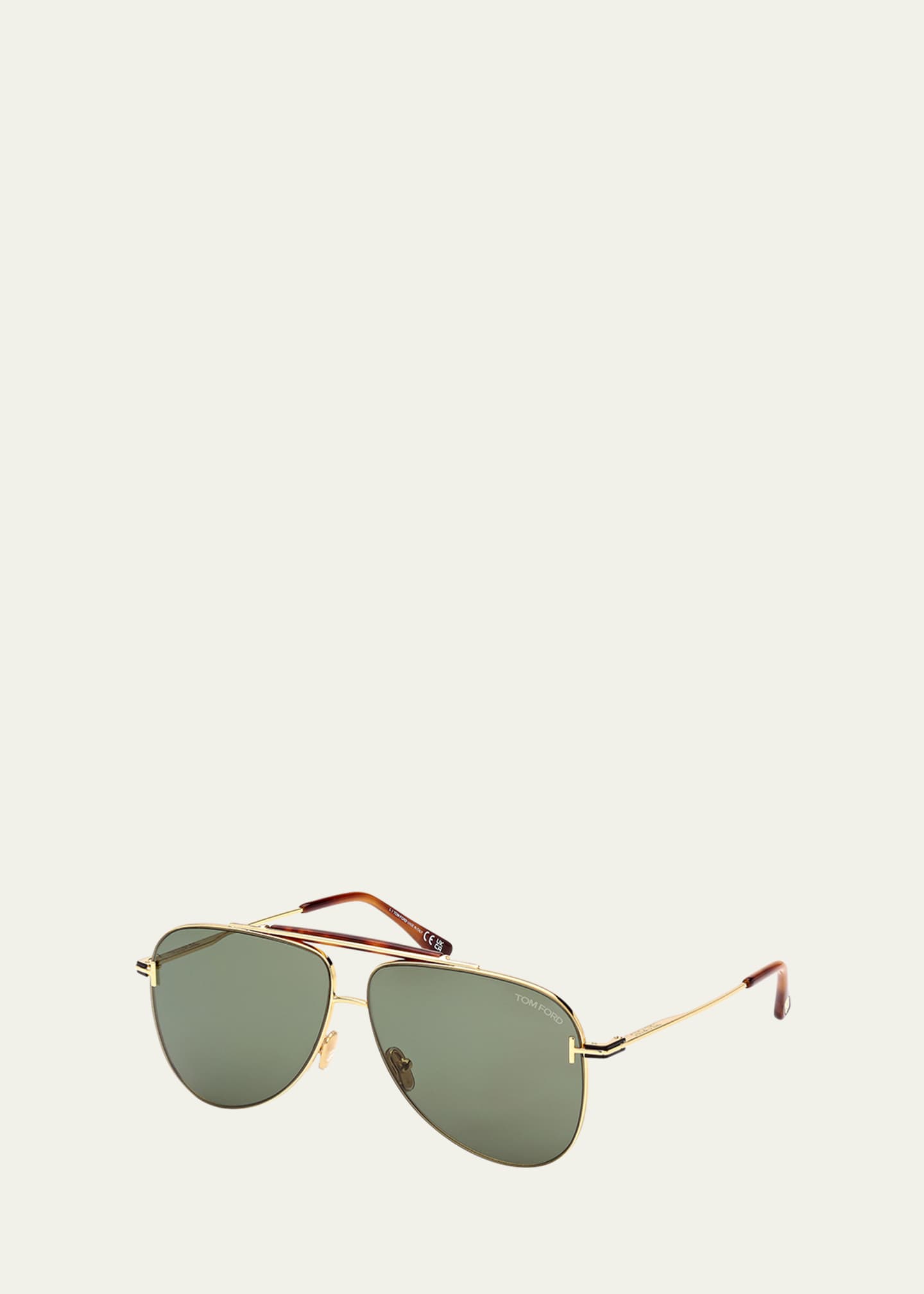 Mr. Leight Men's Price S Double Bridge Aviator Sunglasses - Bergdorf Goodman