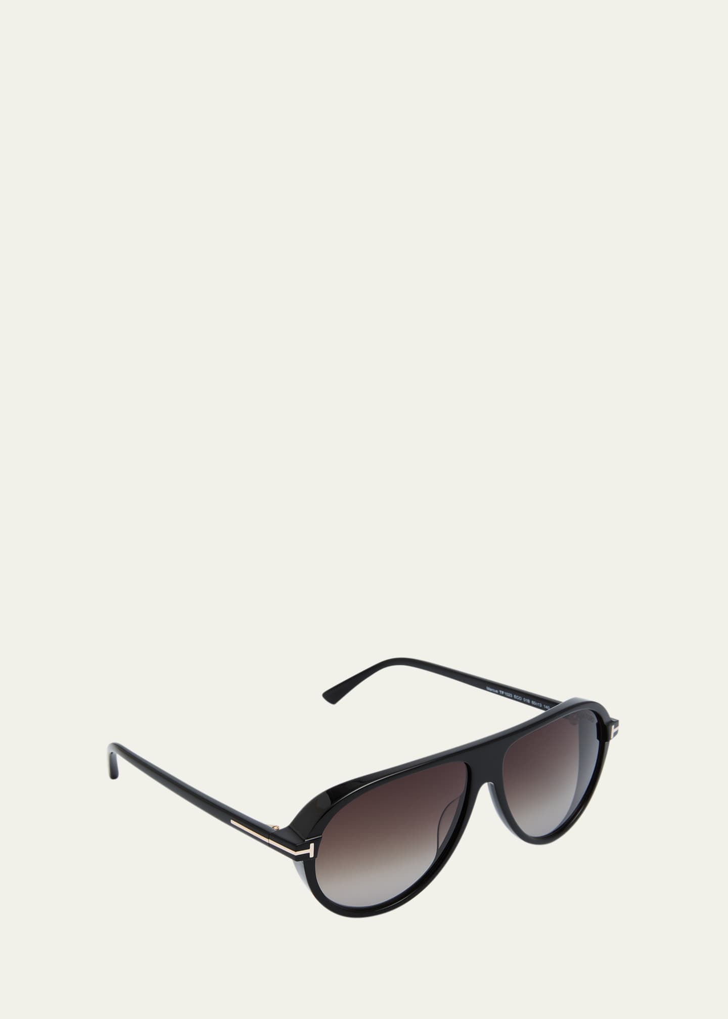 TOM FORD Men's Marcus T-Logo Oval Sunglasses - Bergdorf Goodman