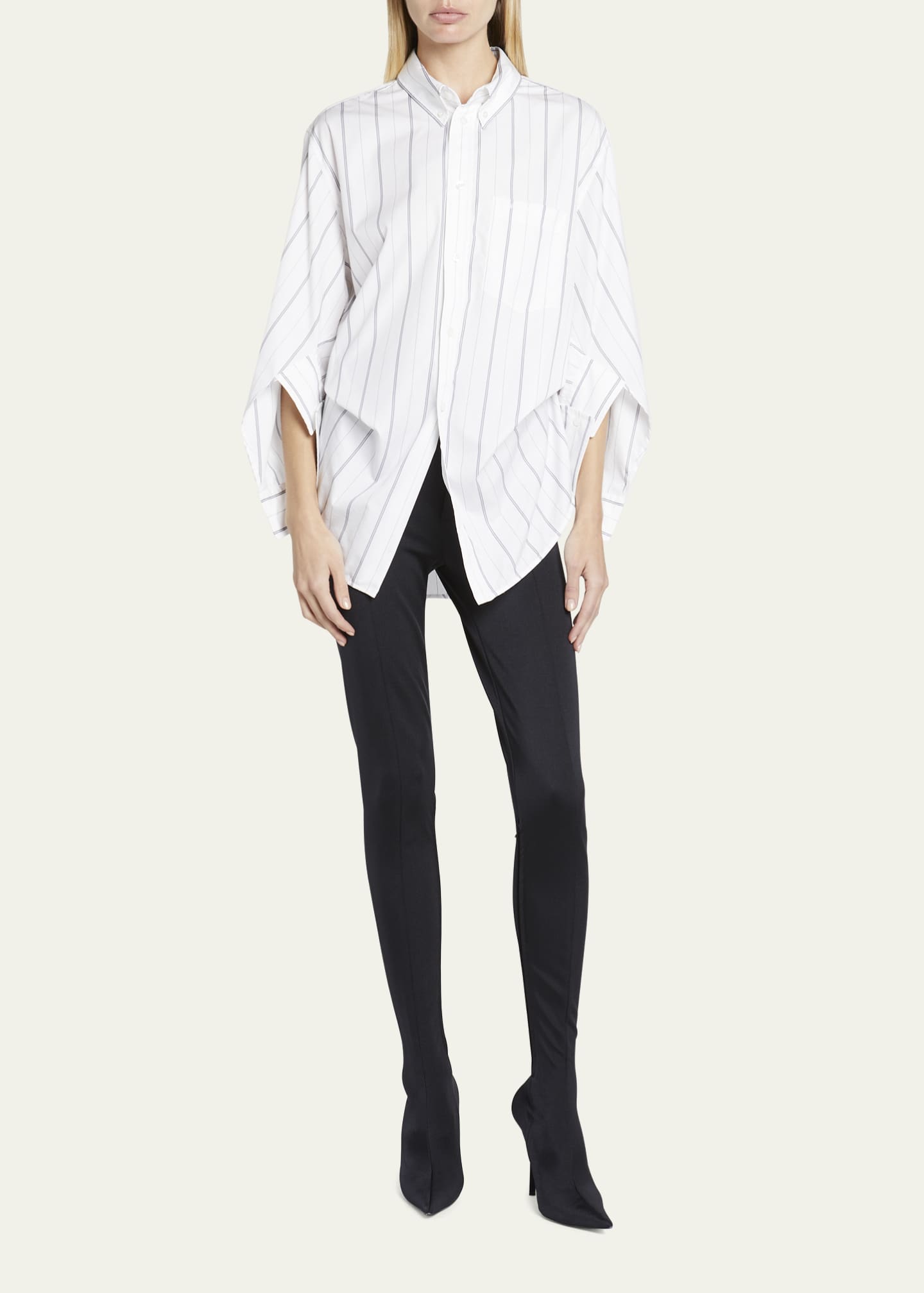 balenciaga poplin shirt