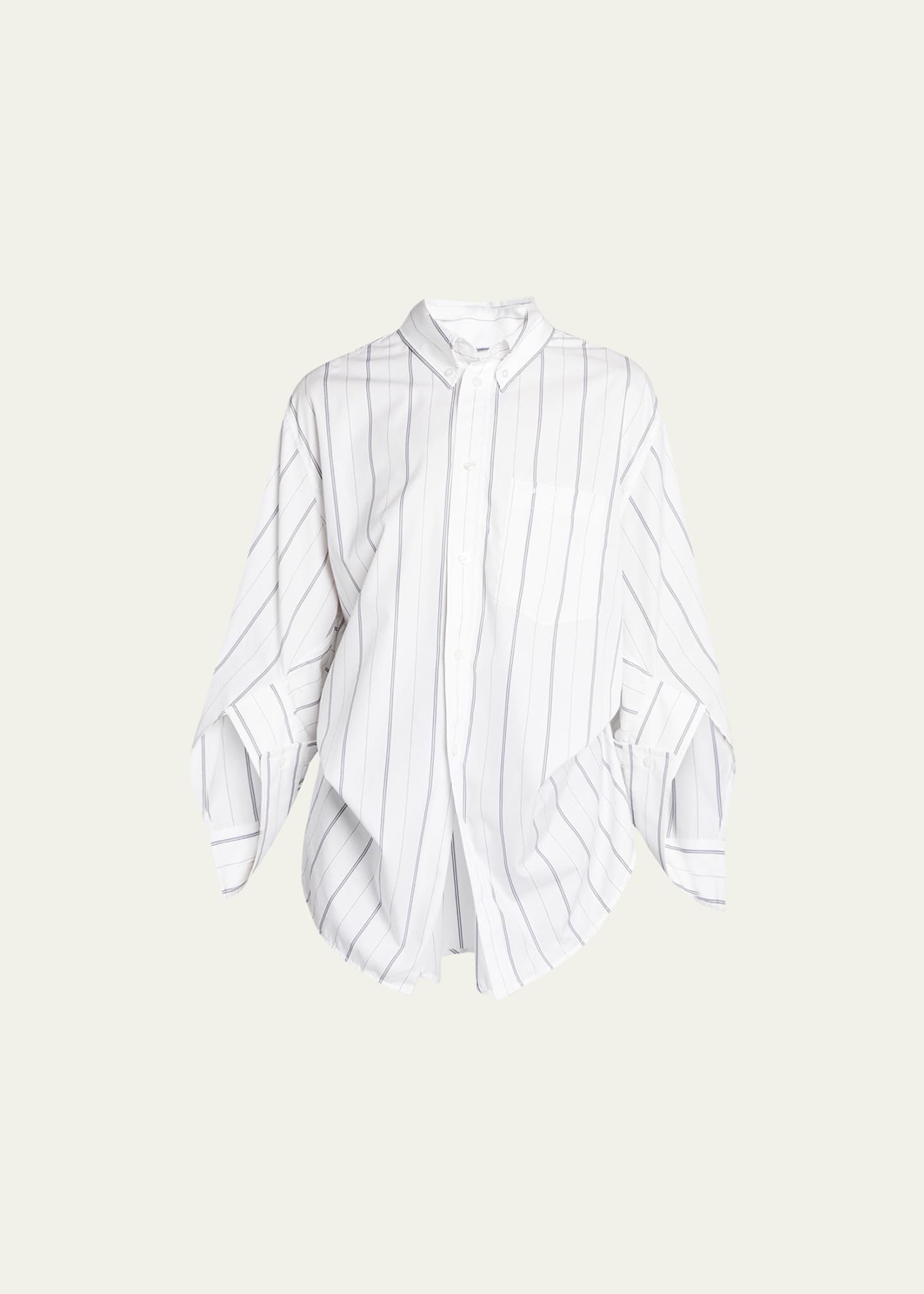 balenciaga poplin shirt