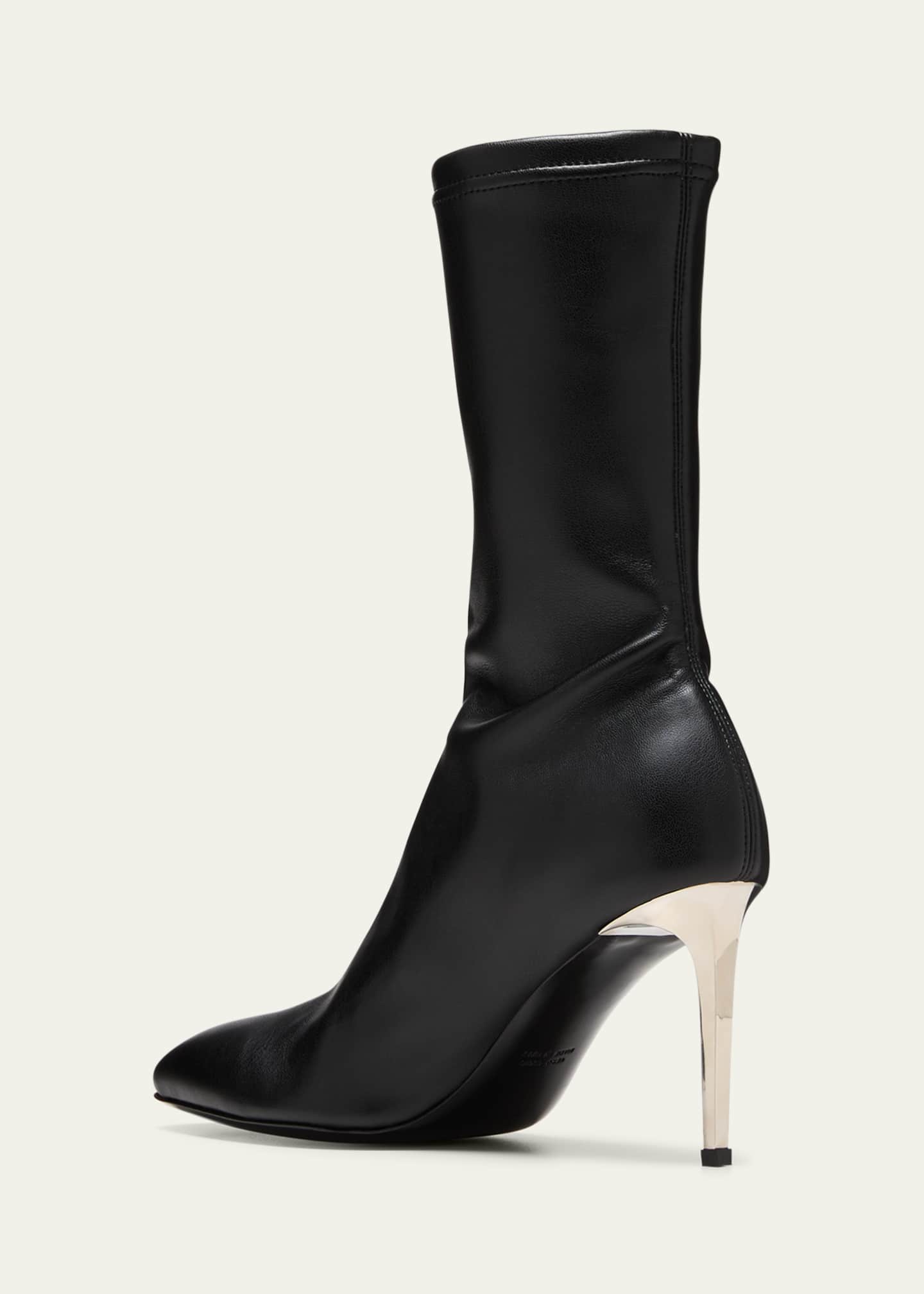 Peter Do Glove Metal-Heel Stretch Booties Image 4 of 5