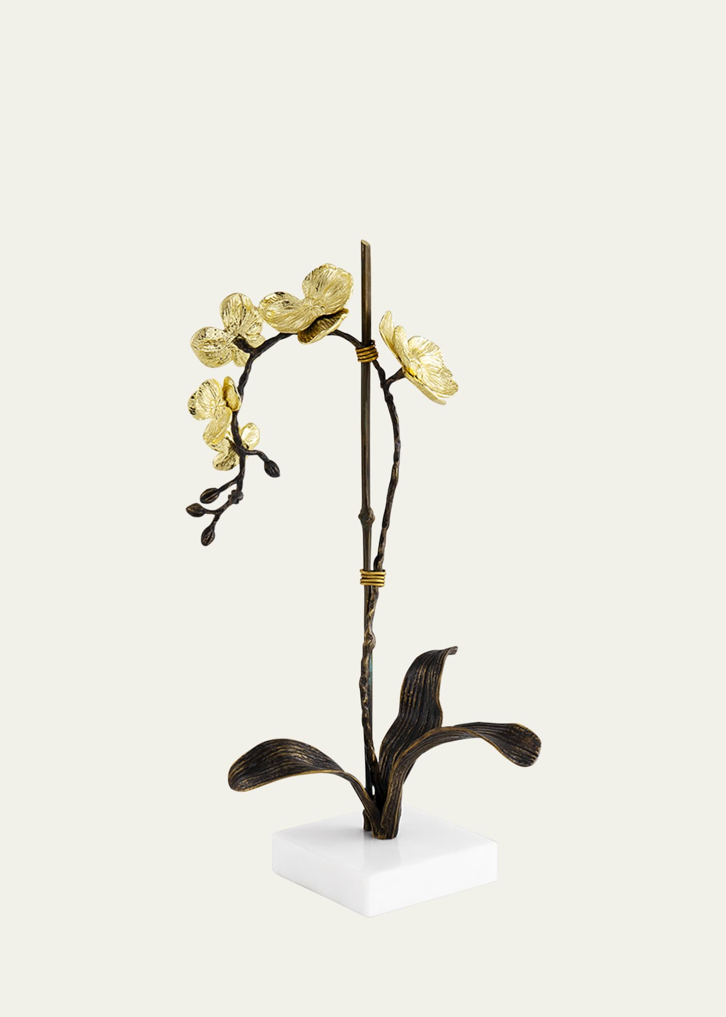 Michael Aram Gold Orchid Small Stem Sculpture Image 2 of 5