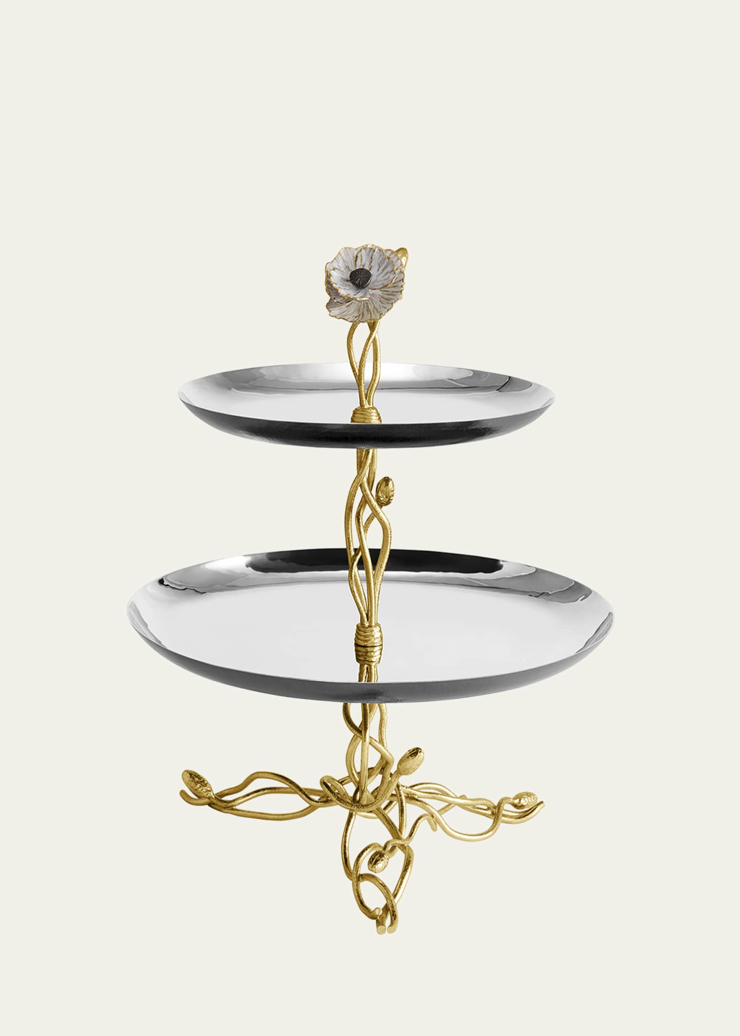Michael Aram Anemone Two-Tier Etagere Image 2 of 4